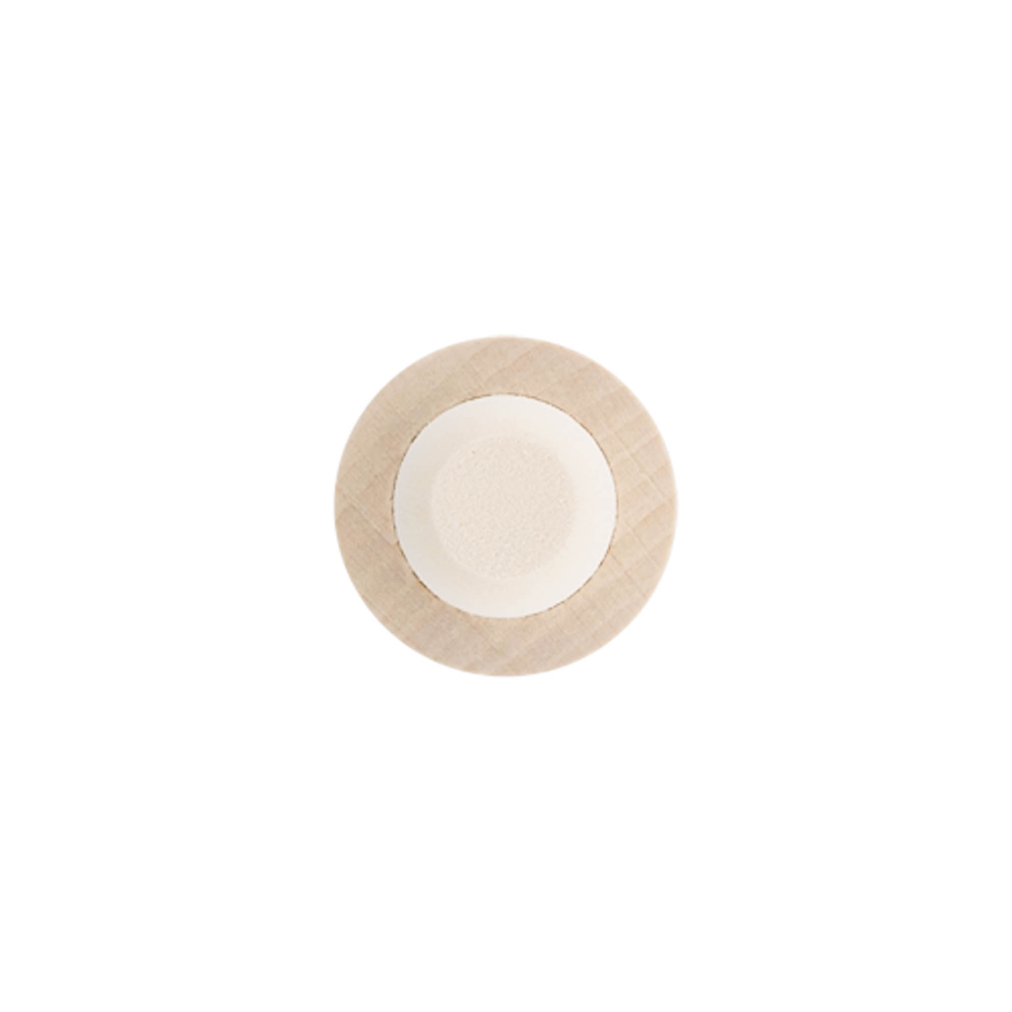 Kapak dorezë 18 mm, dru/plastikë, për gojëz: kork