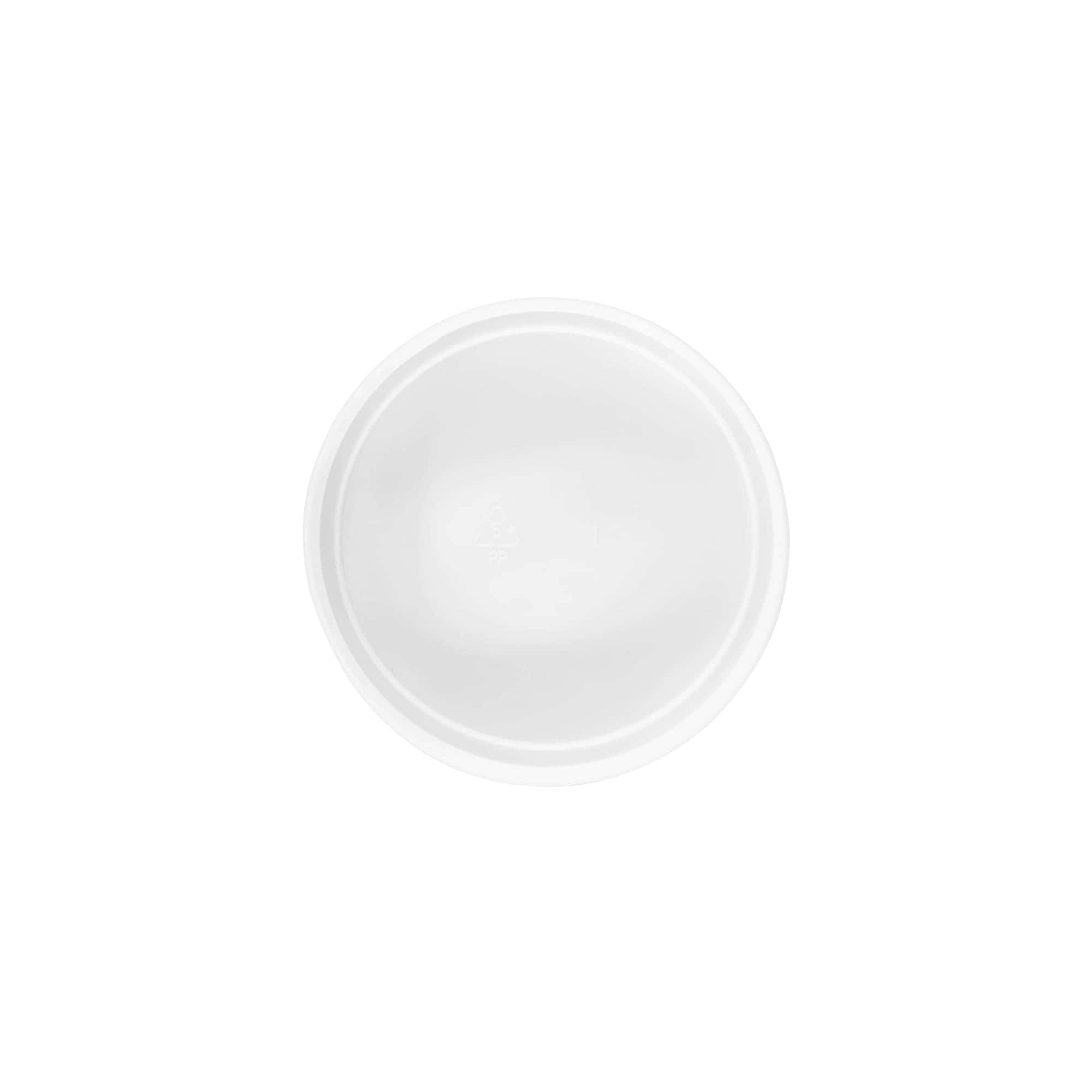 Kapak me vidë, plastik PP, i bardhë, për hapje: 70/400 Kapak me vidë, plastik PP, i bardhë, për hapje: 70/400