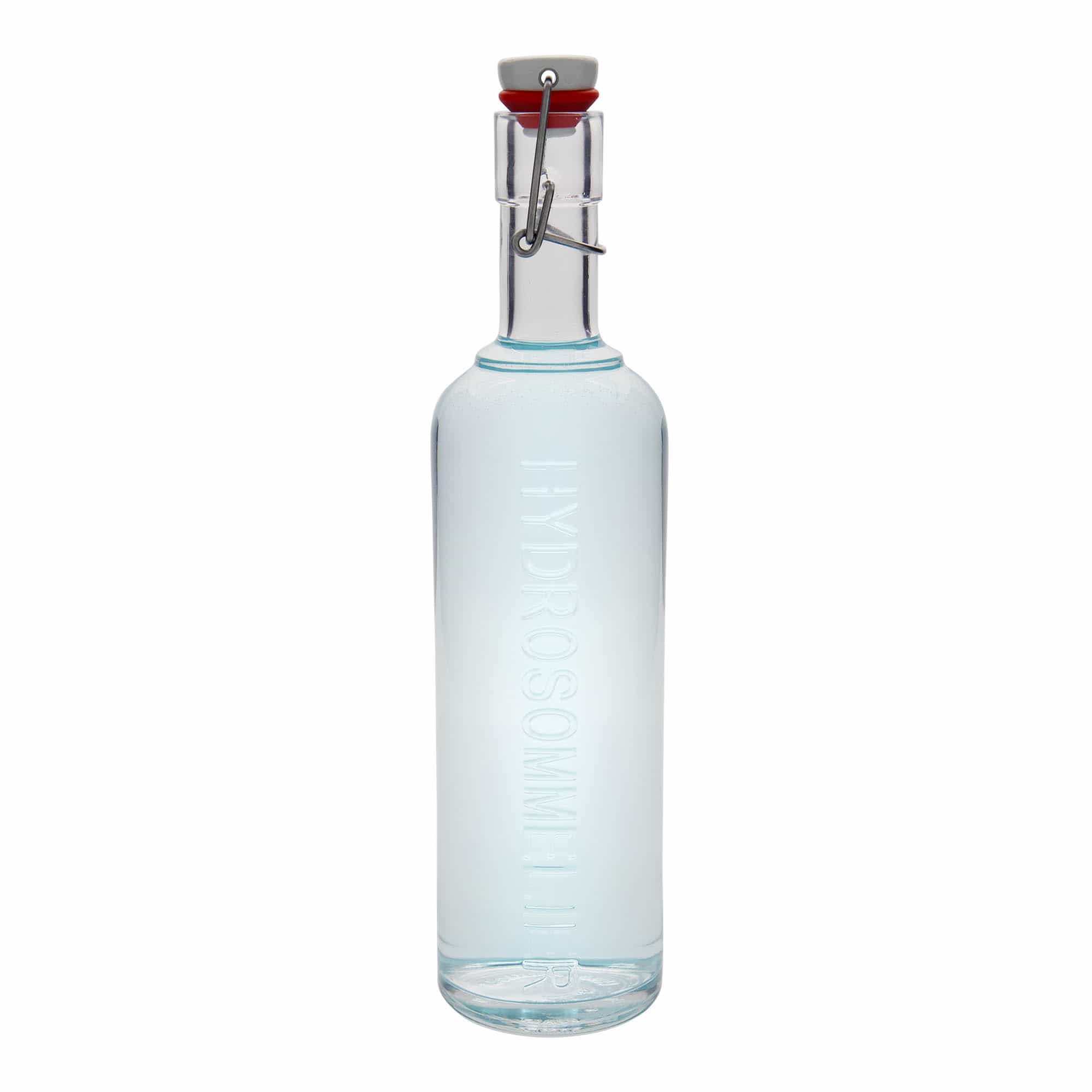 1.000 ml shishe qelqi 'Optima Hydrosommelier', hapje: kapak me klips