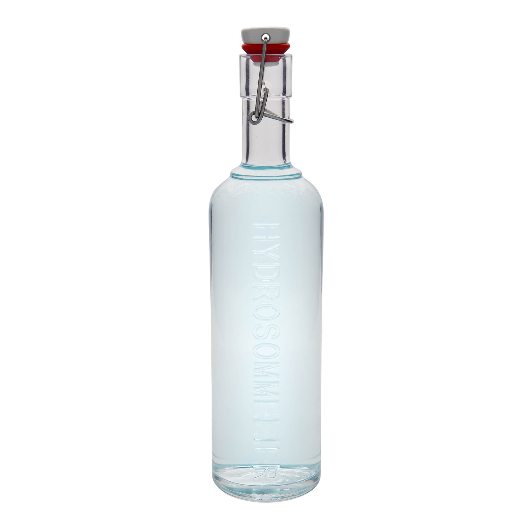 1.000 ml shishe qelqi 'Optima Hydrosommelier', hapje: kapak me klips