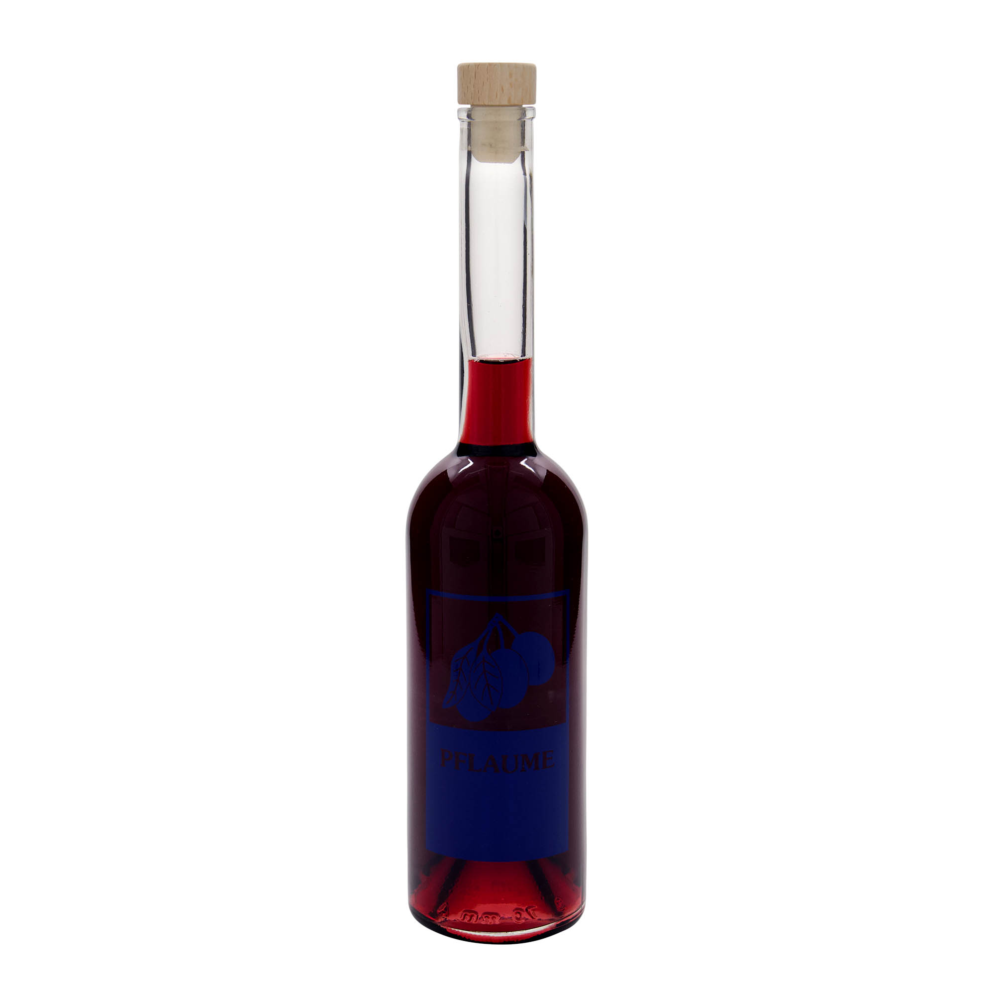 Shishe qelqi 500 ml 'Opera', motiv: Rrush i thatë, hapja: Kork