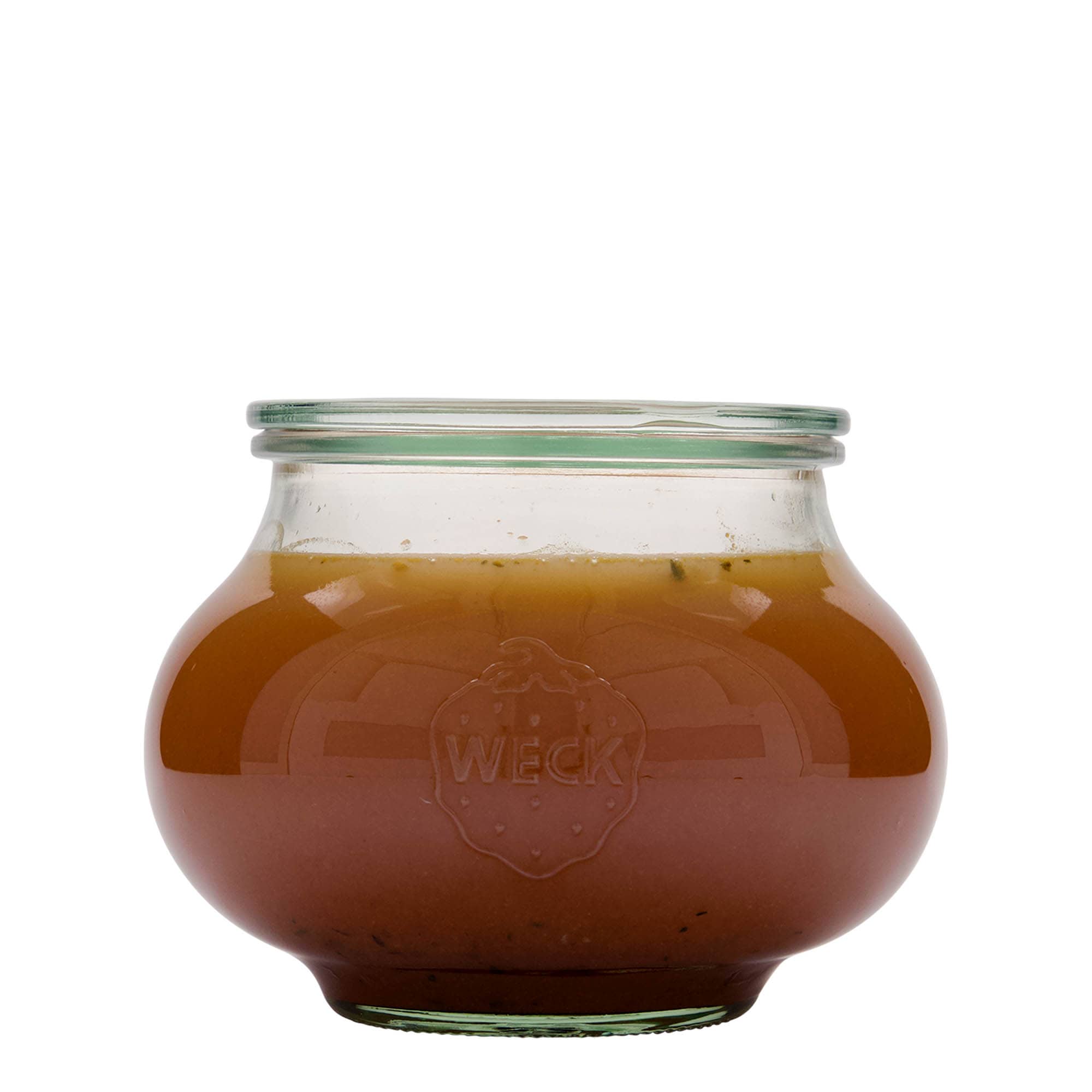 1.062 ml WECK-këmbanë qelqi, Hapur: Krah rrethor