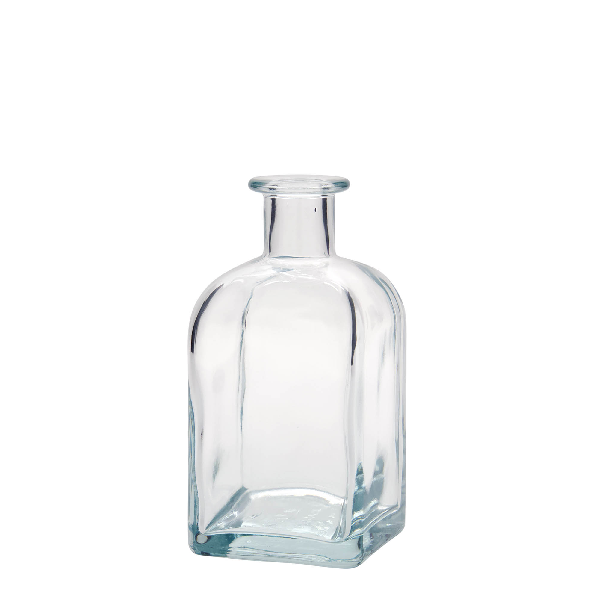 Shishe qelqi 350 ml Apotheker Carré, katrore, gozhdë: kork Shishe qelqi 350 ml Apotheker Carré, katrore, gozhdë: kork