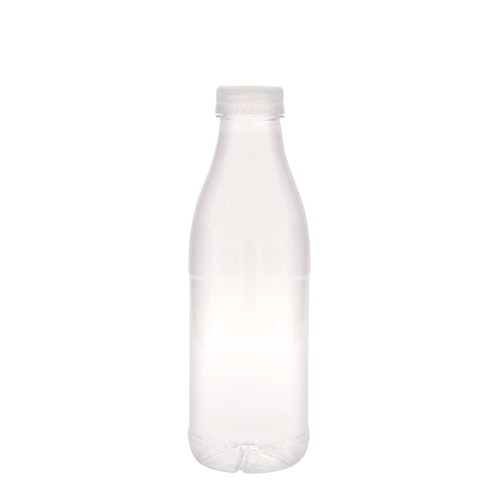 750 ml shishe PET 'Qumësht dhe Lëng', plastikë, hapja: 38 mm