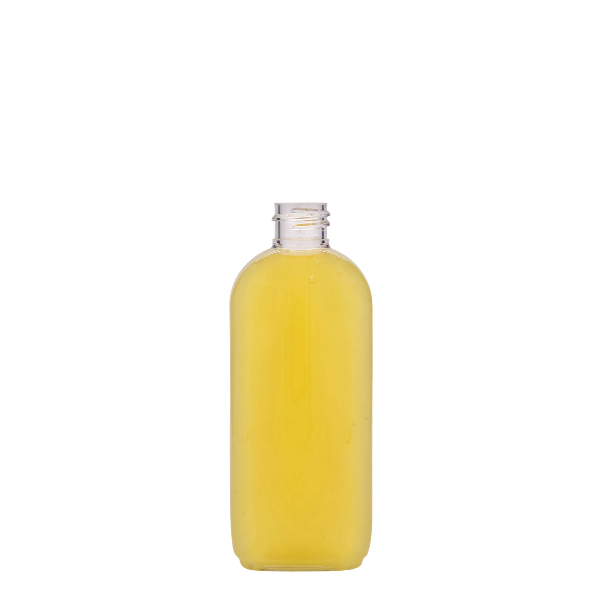 Shishe PET 100 ml 'Iris', ovale, plastikë, gojë: 20/410