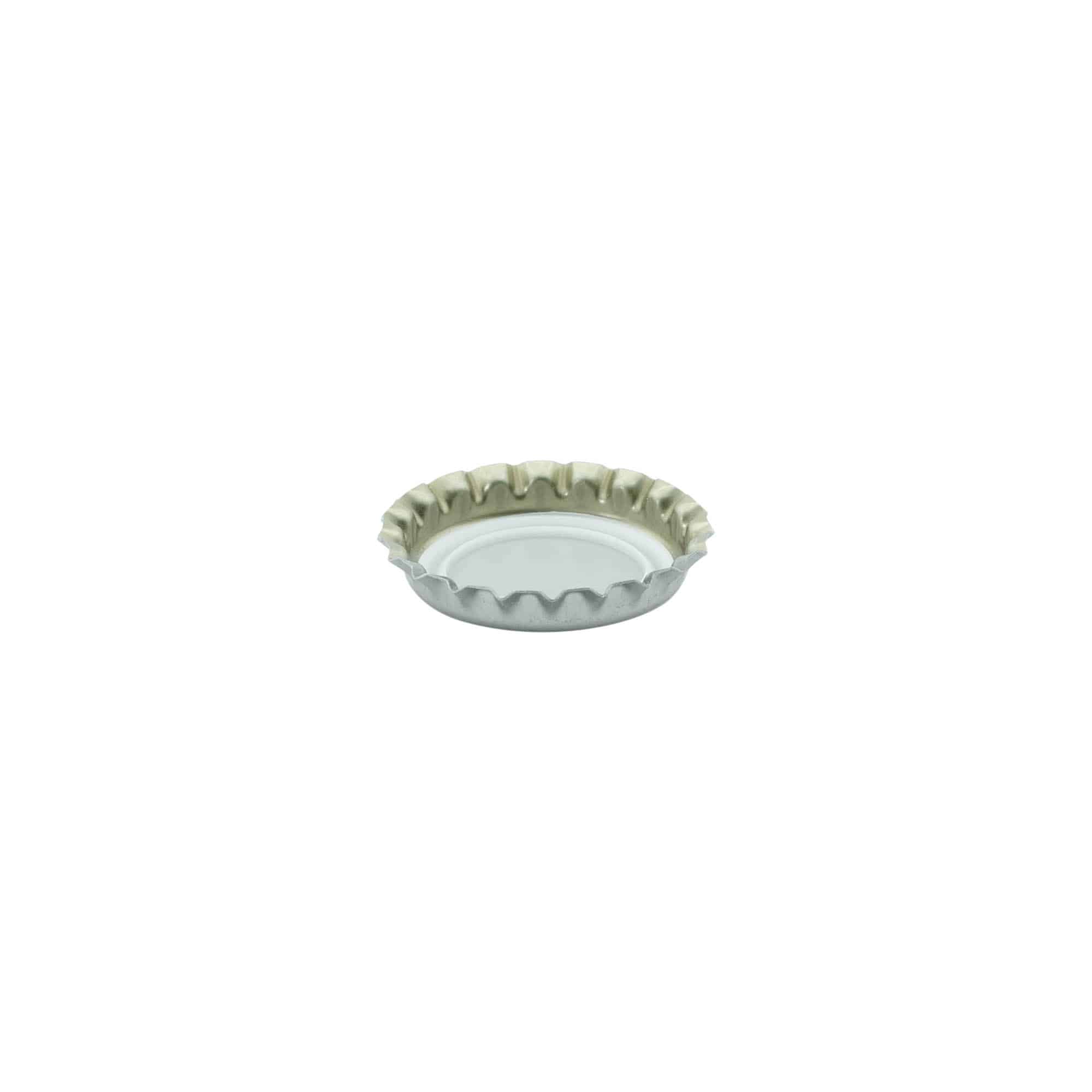 Kapak shishe 26 mm, metal, argjend