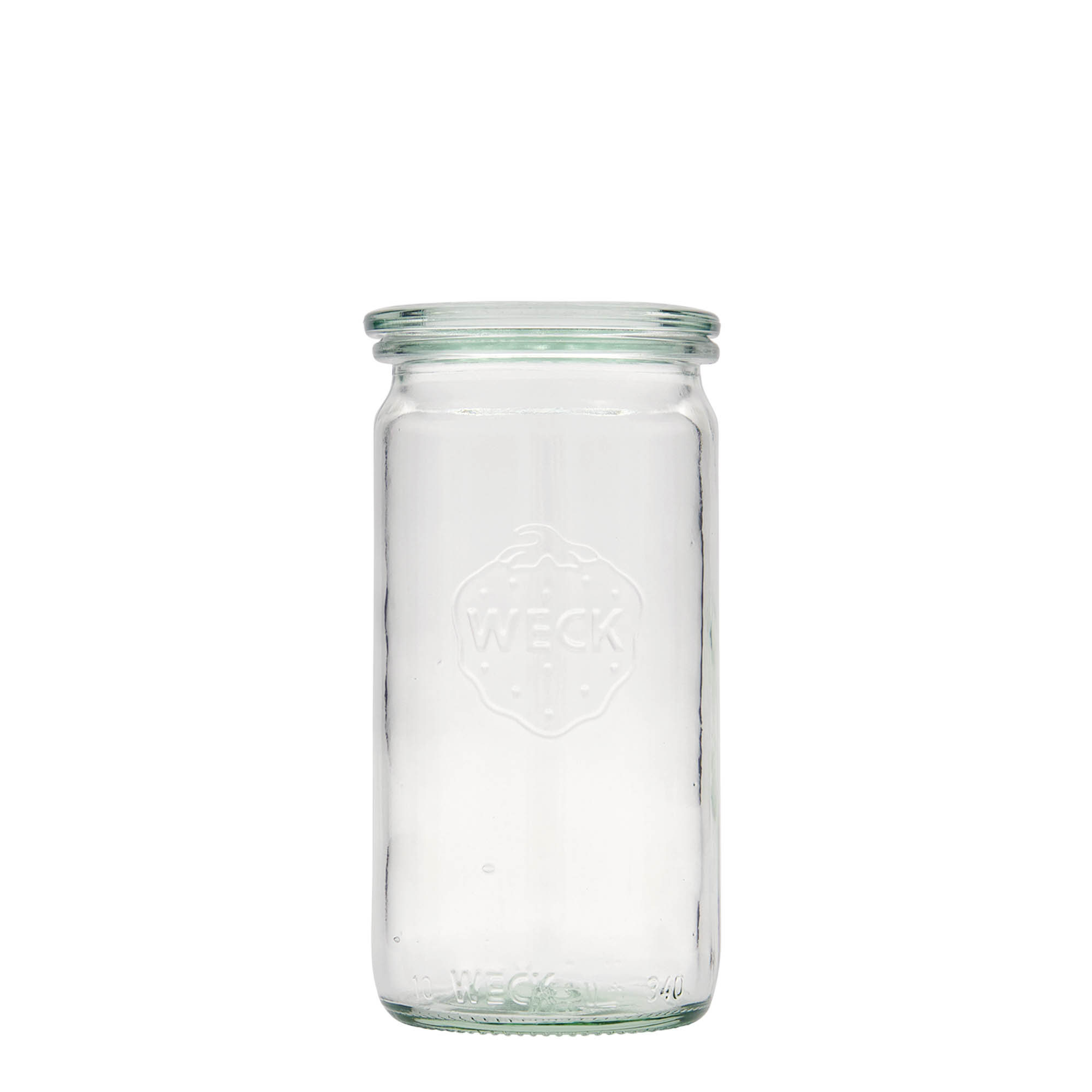 340 ml gotë cilindrike WECK, hapja: buzë e rrumbullakët 340 ml gotë cilindrike WECK, hapja: buzë e rrumbullakët