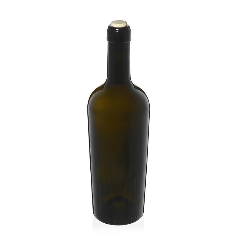 750 ml shishe vere 'Imperiale', jeshile antike, goja: kork