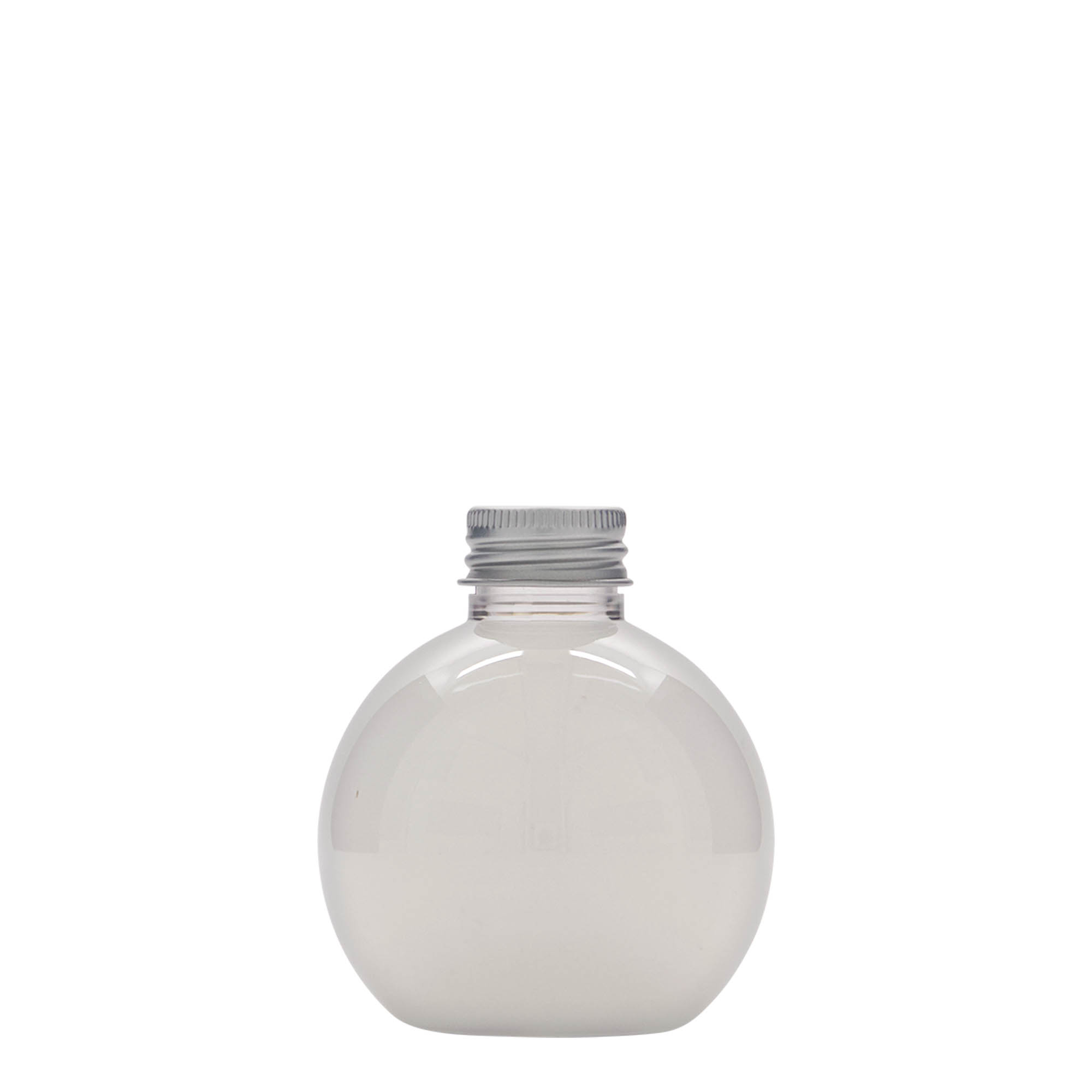 150 ml shishe PET 'Perry', e rrumbullakët, plastike, hapje: 24/410 150 ml shishe PET 'Perry', e rrumbullakët, plastike, hapje: 24/410