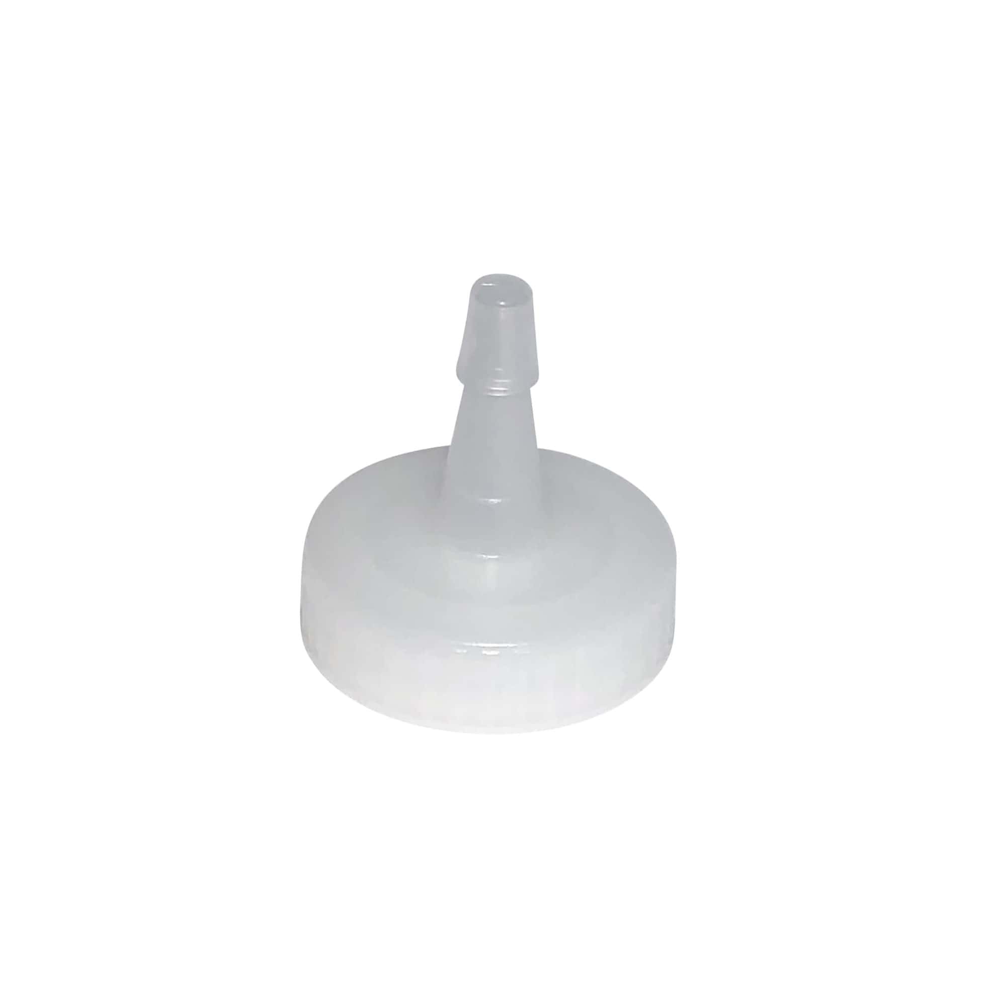 Kapak me vidë me gojë spërkatjeje, plastikë PP, e bardhë, për hapje: 38/400 Kapak me vidë me gojë spërkatjeje, plastikë PP, e bardhë, për hapje: 38/400