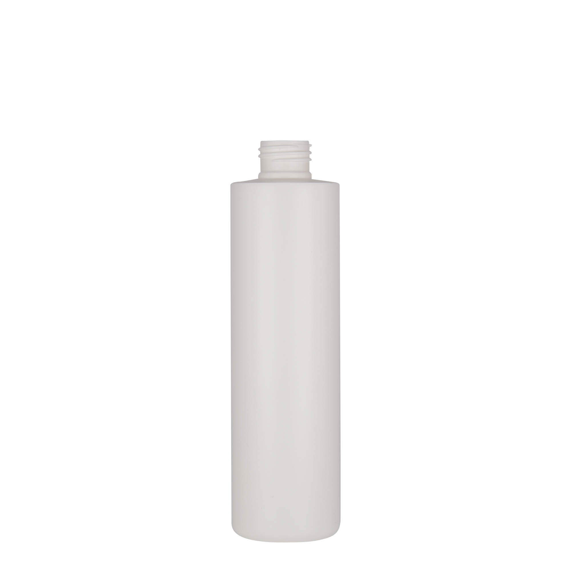 250 ml shishe plastike 'Pipe', HDPE, e bardhë, gojë: 24/410