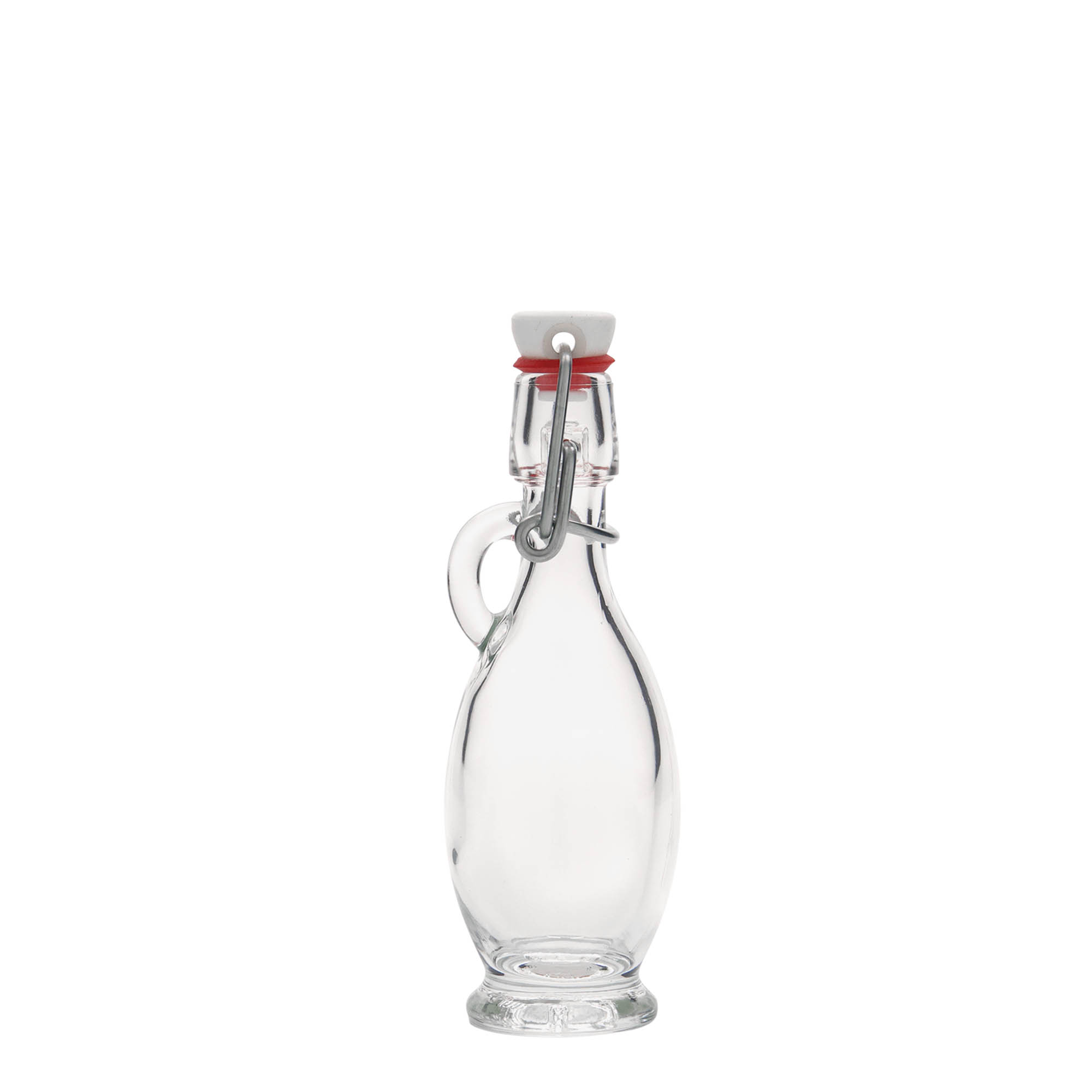 Shishe qelqi 40 ml 'Egizia', hapje: mbyllje me kapak me grep