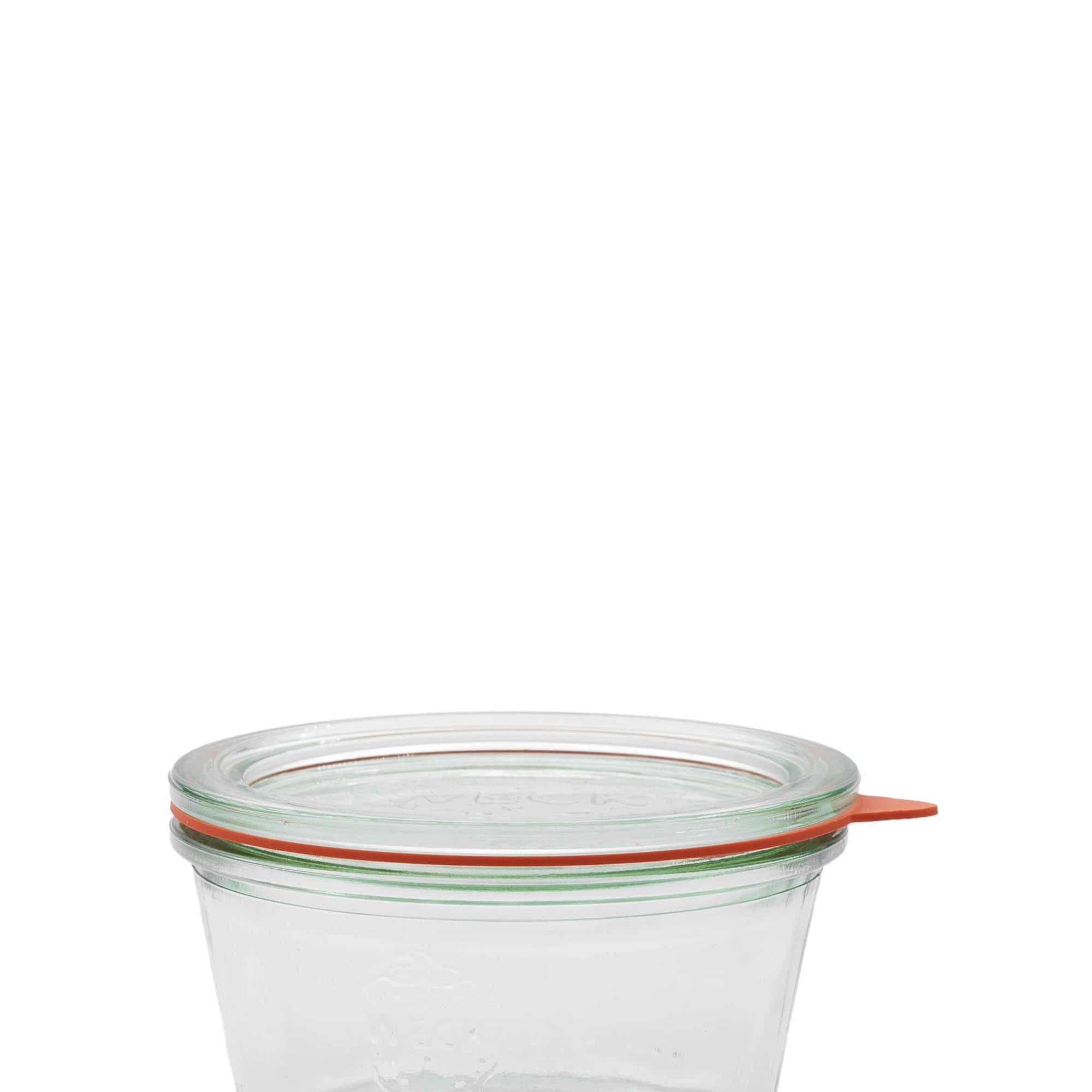 Unazë për konservim WECK RR100 #, e kuqe, gojë: buzë e rrumbullakët