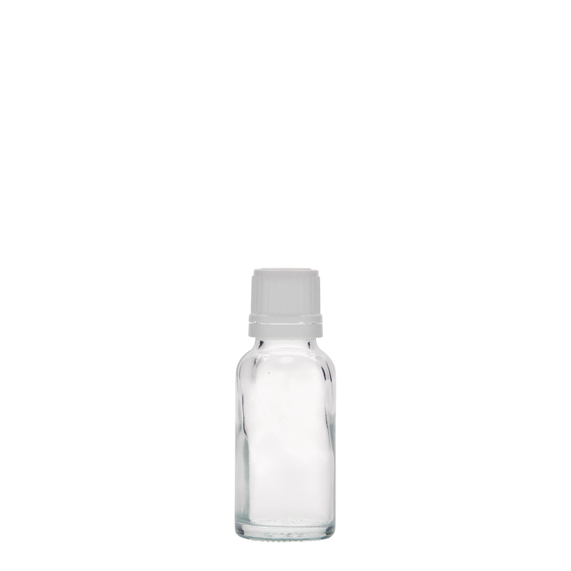 20 ml shishe mjekësore, xham, hapje: DIN 18