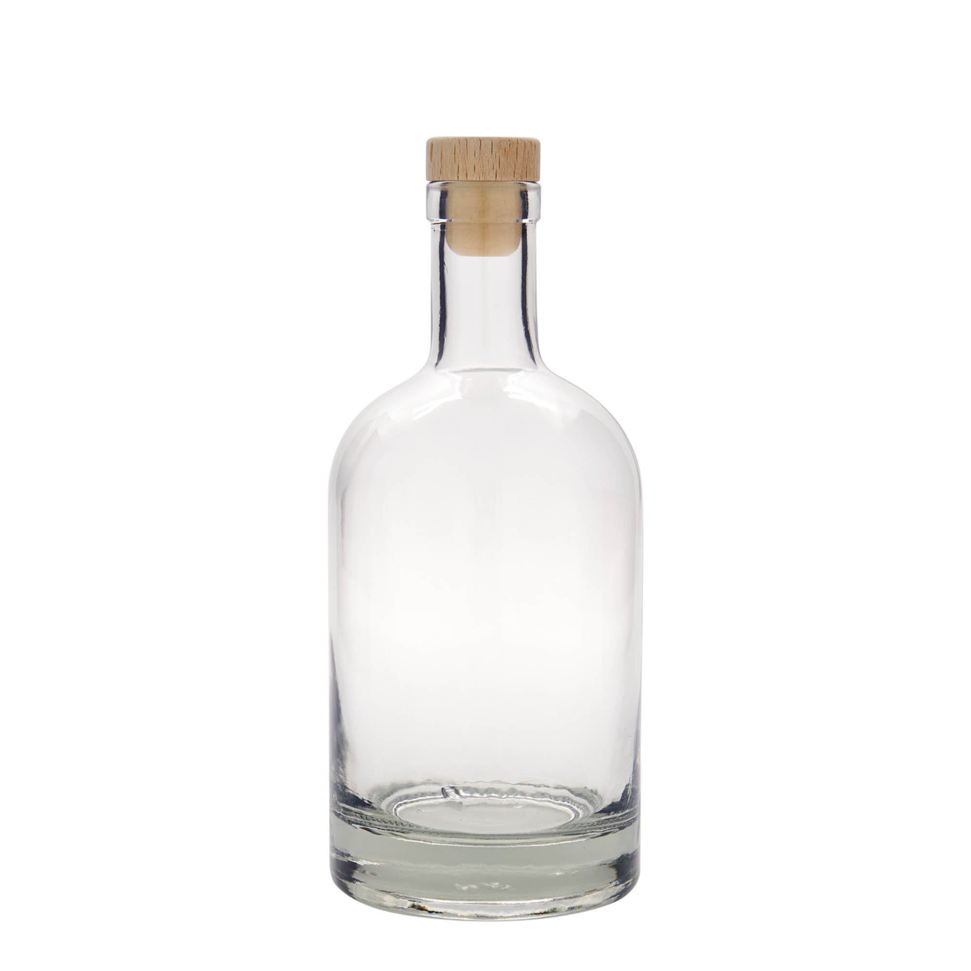 Shishe qelqi 700 ml 'First Class', gojë: korek