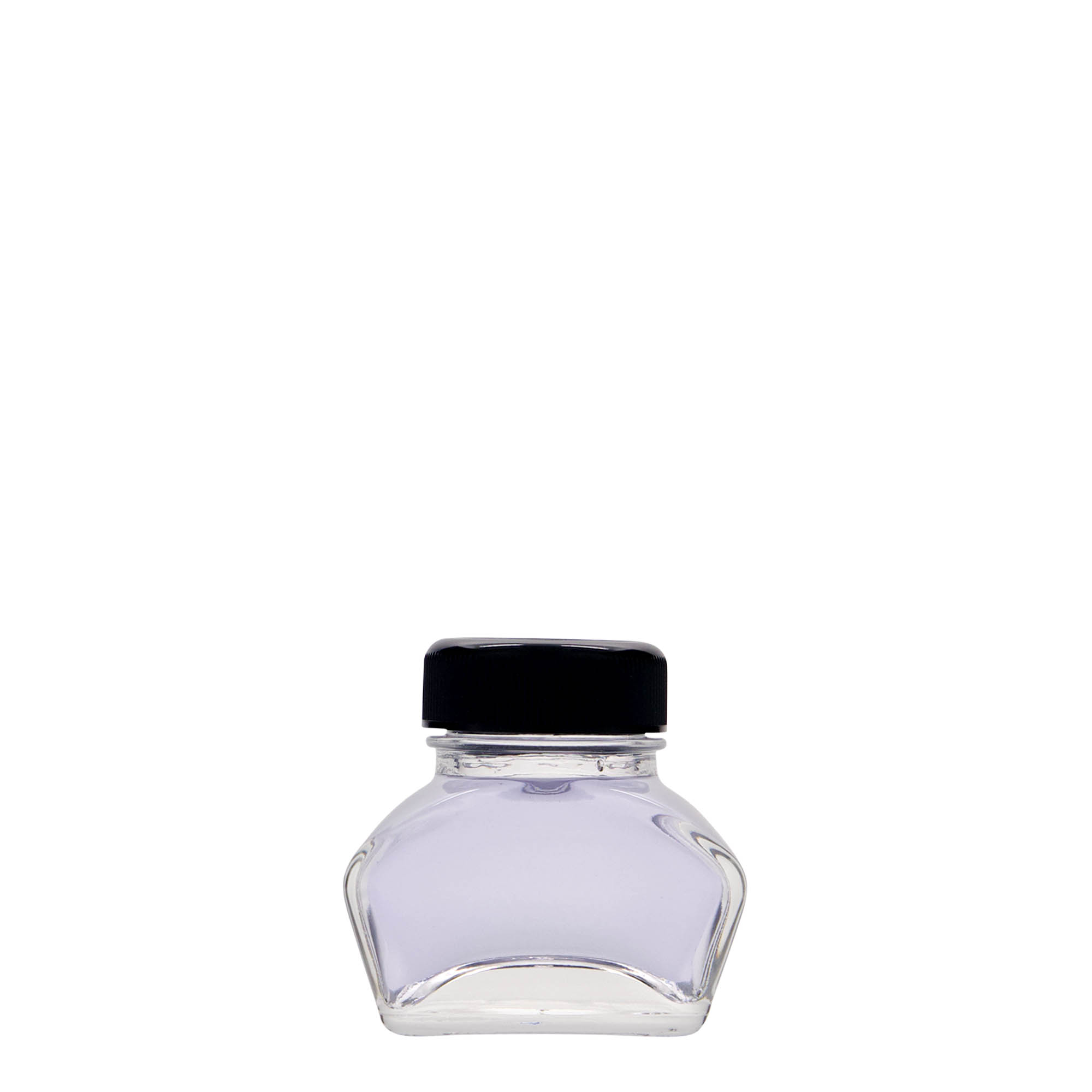 30 ml bojë shishe, drejtkëndëshe, goja: kapak me vidë 30 ml bojë shishe, drejtkëndëshe, goja: kapak me vidë
