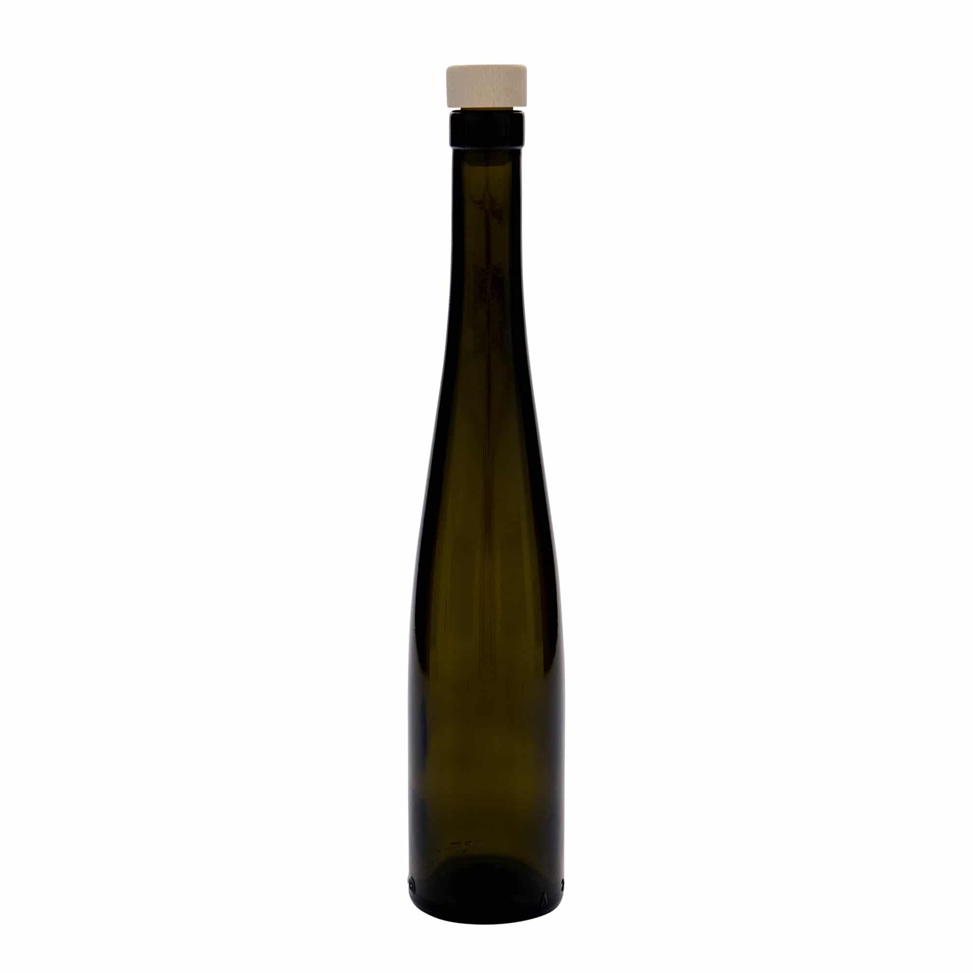 Shishe qelqi 375 ml 'Weinschlegel', jeshile antike, gojë: kork