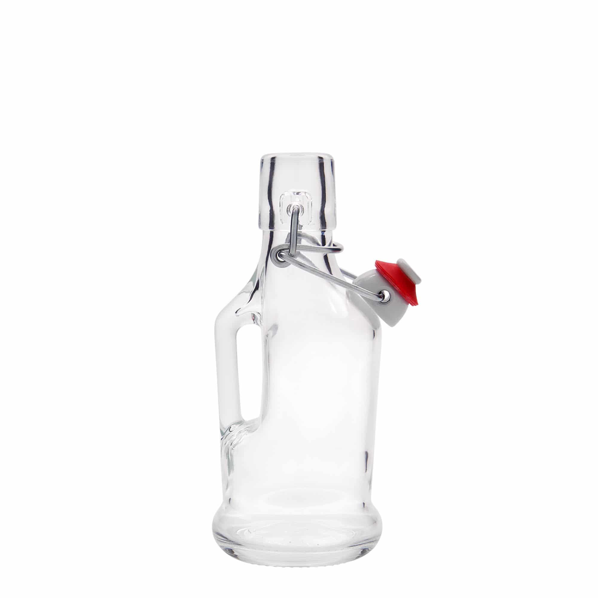 Shishe qelqi 200 ml 'Classica', gojë: kapëse me kapak me shirit