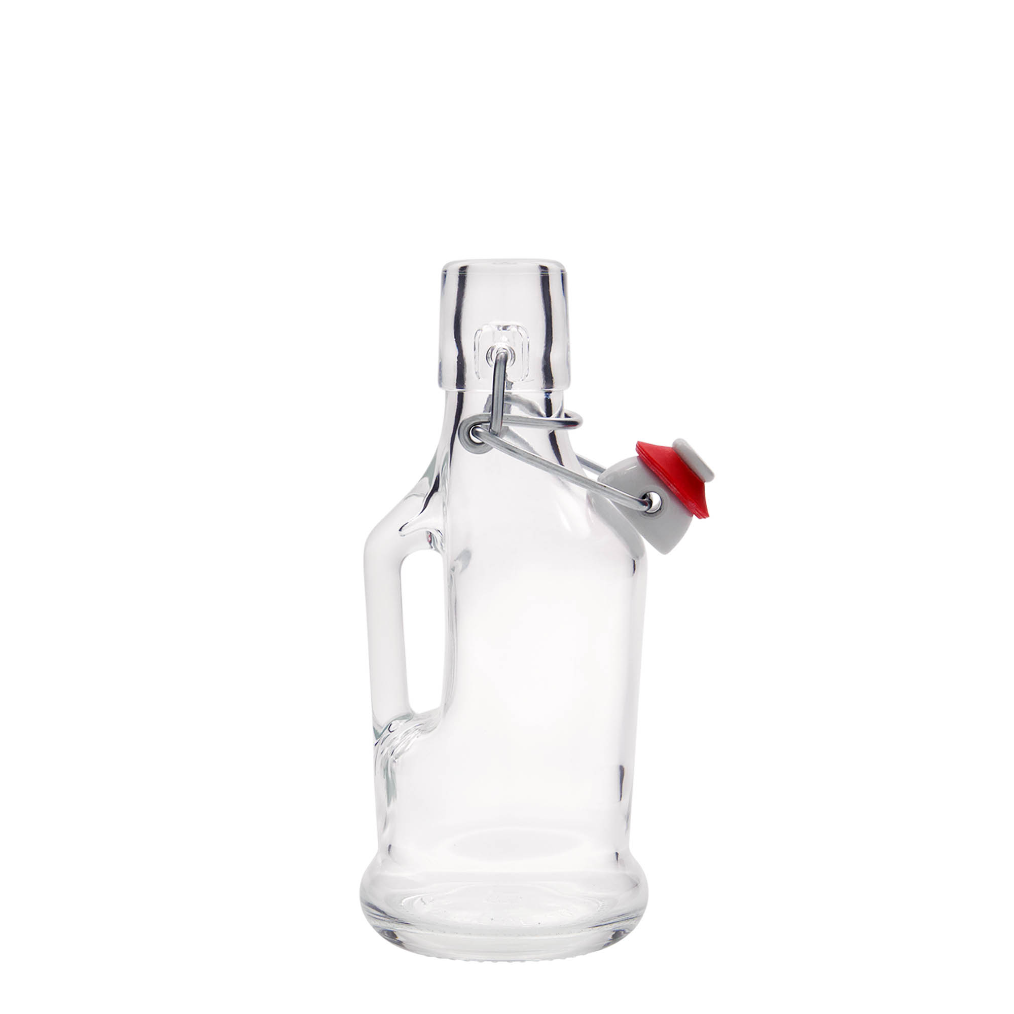 Shishe qelqi 200 ml 'Classica', gojë: kapëse me kapak me shirit Shishe qelqi 200 ml 'Classica', gojë: kapëse me kapak me shirit