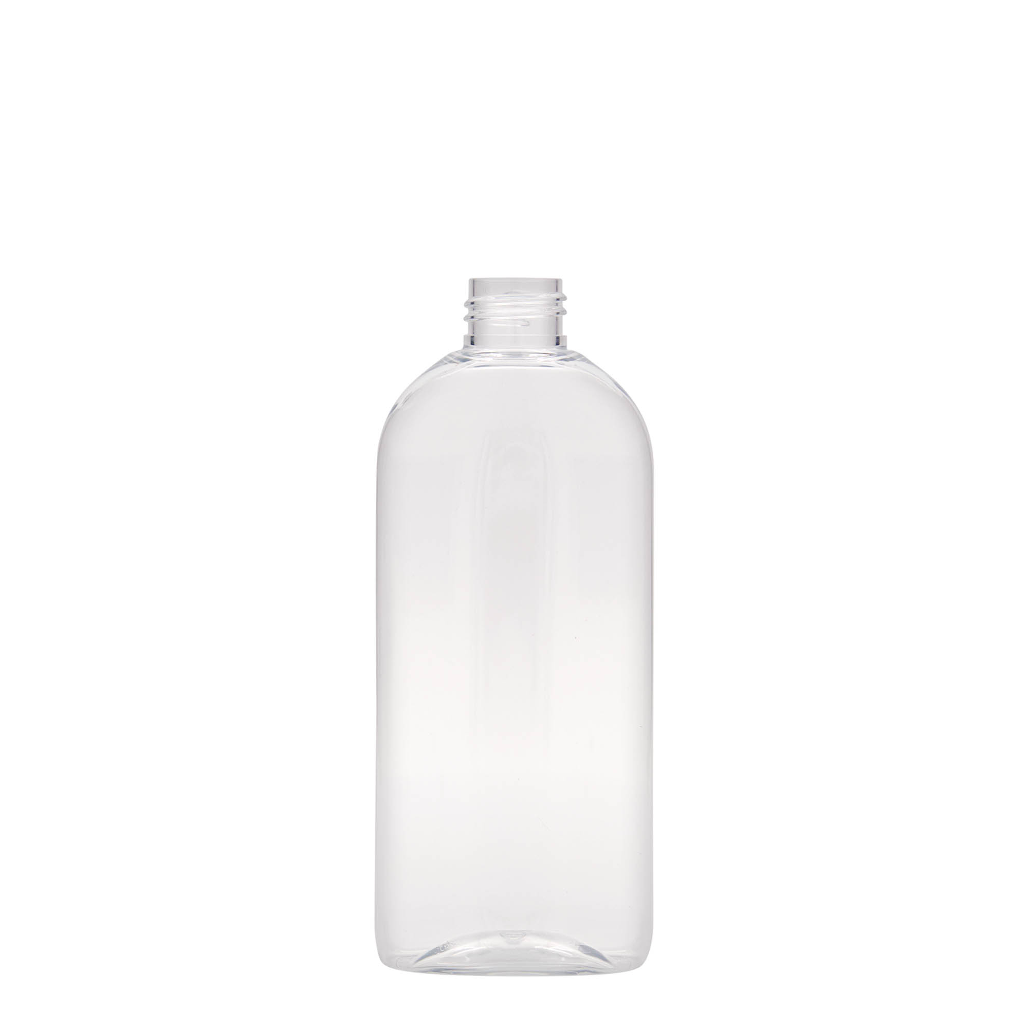 250 ml shishe PET 'Iris', ovale, plastikë, hapje: 24/410