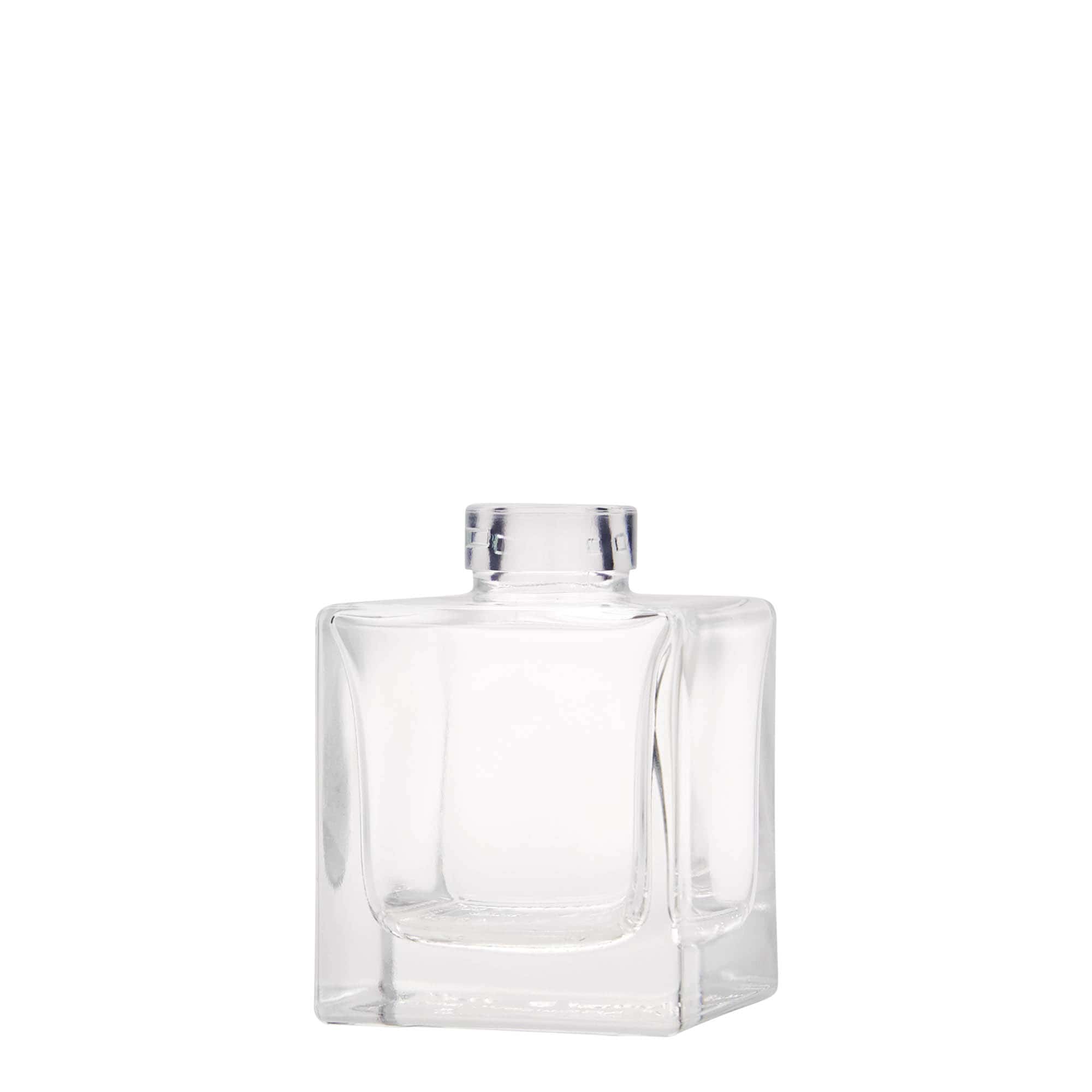 Shishe qelqi 100 ml 'Cube', katrore, gojë: kork Shishe qelqi 100 ml 'Cube', katrore, gojë: kork