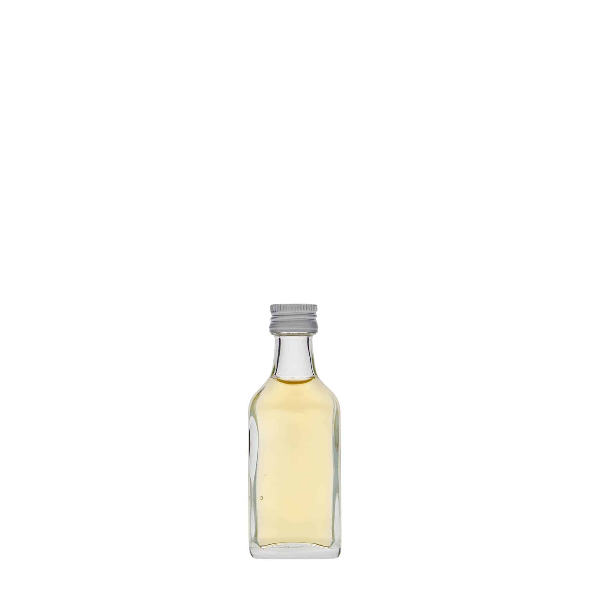 Shishe dore 20 ml, drejtkëndëshe, qelq, gojë: PP 18