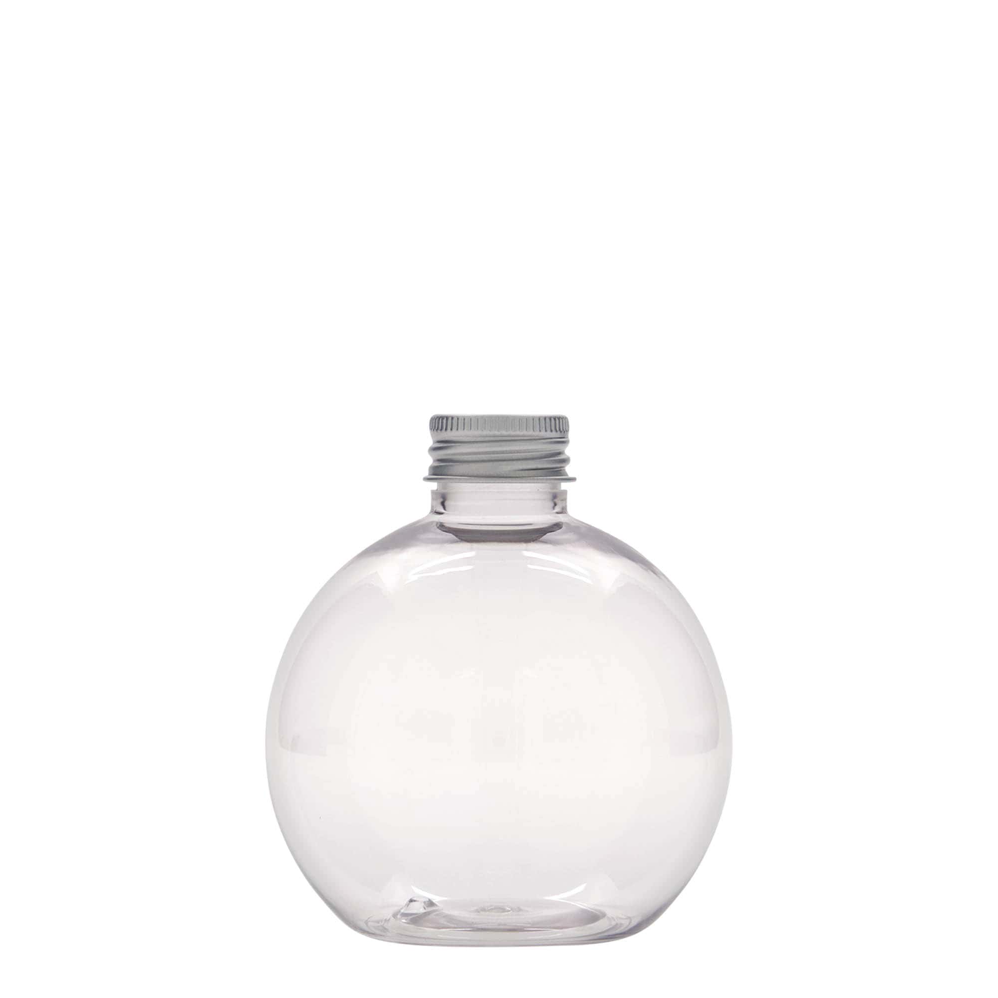 250 ml shishe PET 'Perry', e rrumbullakët, plastike, gojëzimi: 24/410