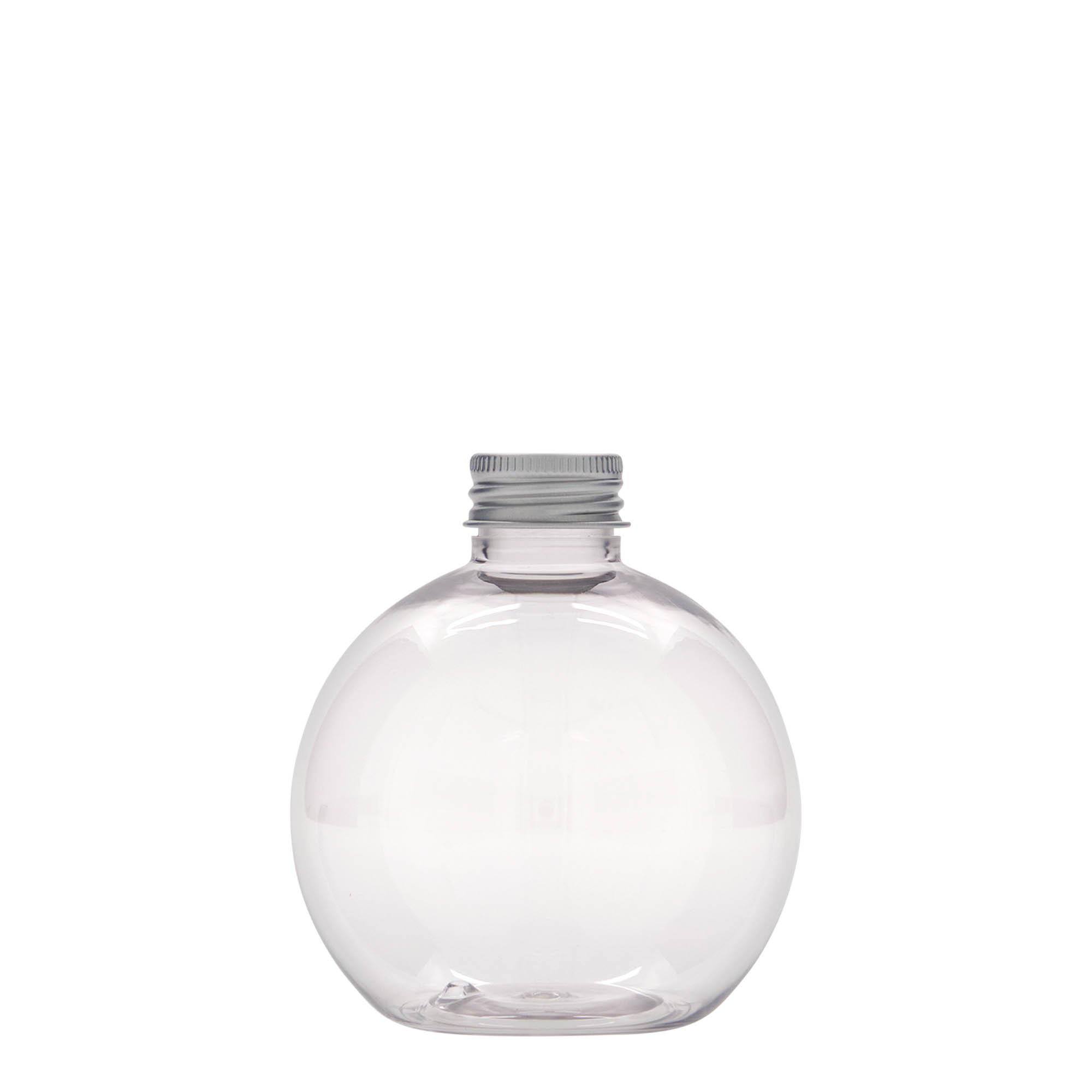 250 ml shishe PET 'Perry', e rrumbullakët, plastike, gojëzimi: 24/410 250 ml shishe PET 'Perry', e rrumbullakët, plastike, gojëzimi: 24/410