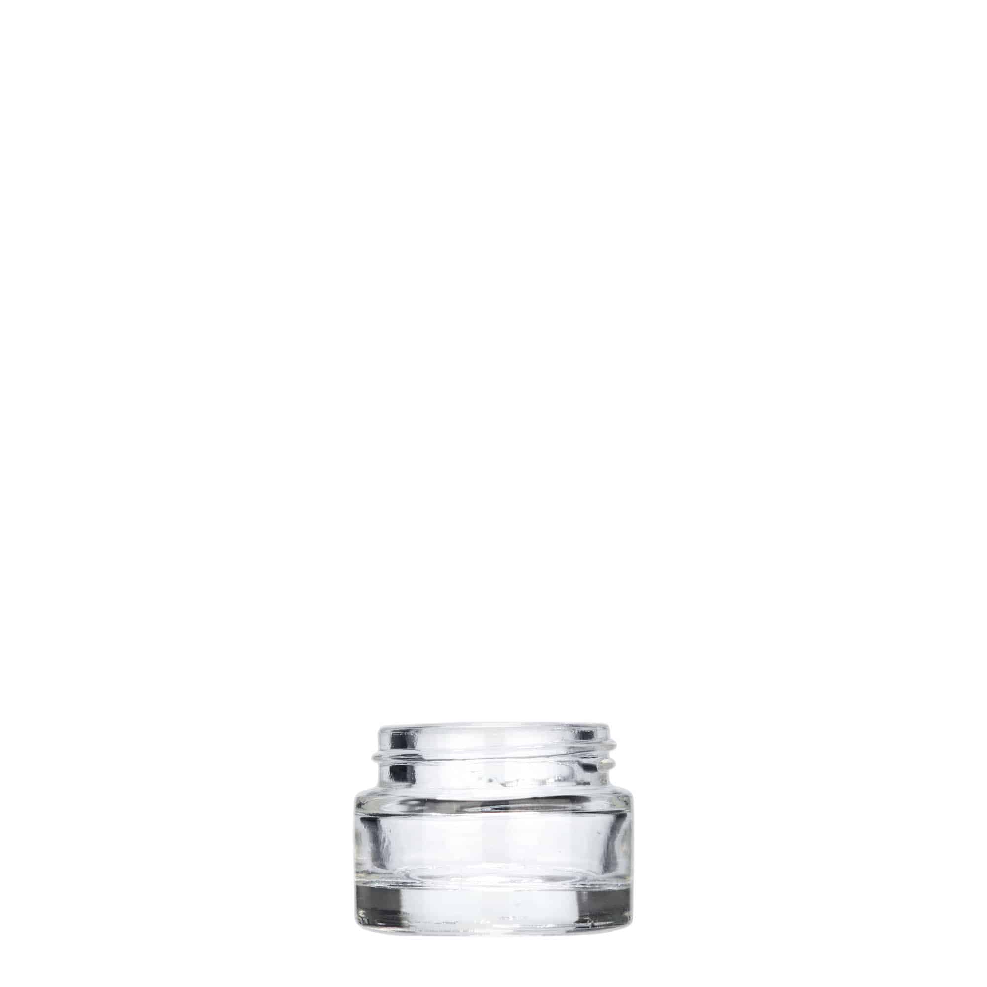 5 ml kavanoz 'Beauty', qelq, hapje: kapak me vida