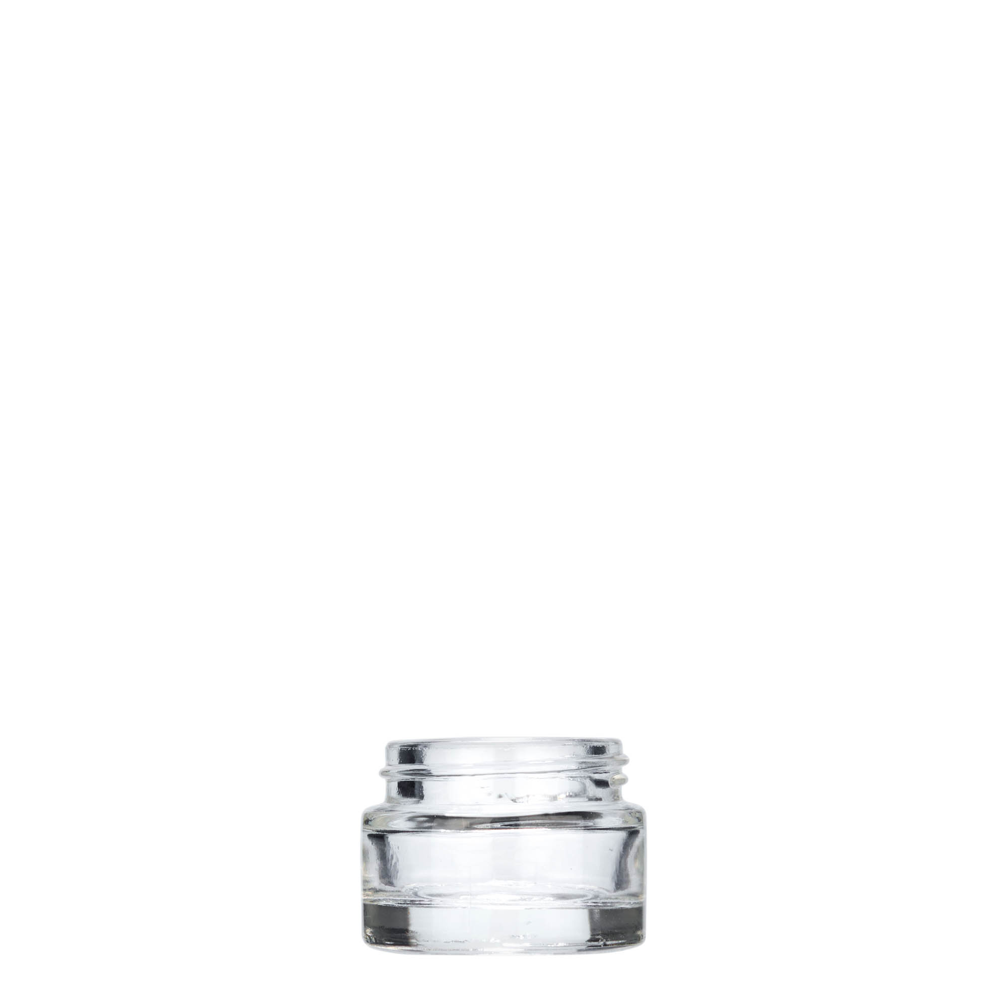 5 ml kavanoz 'Beauty', qelq, hapje: kapak me vida