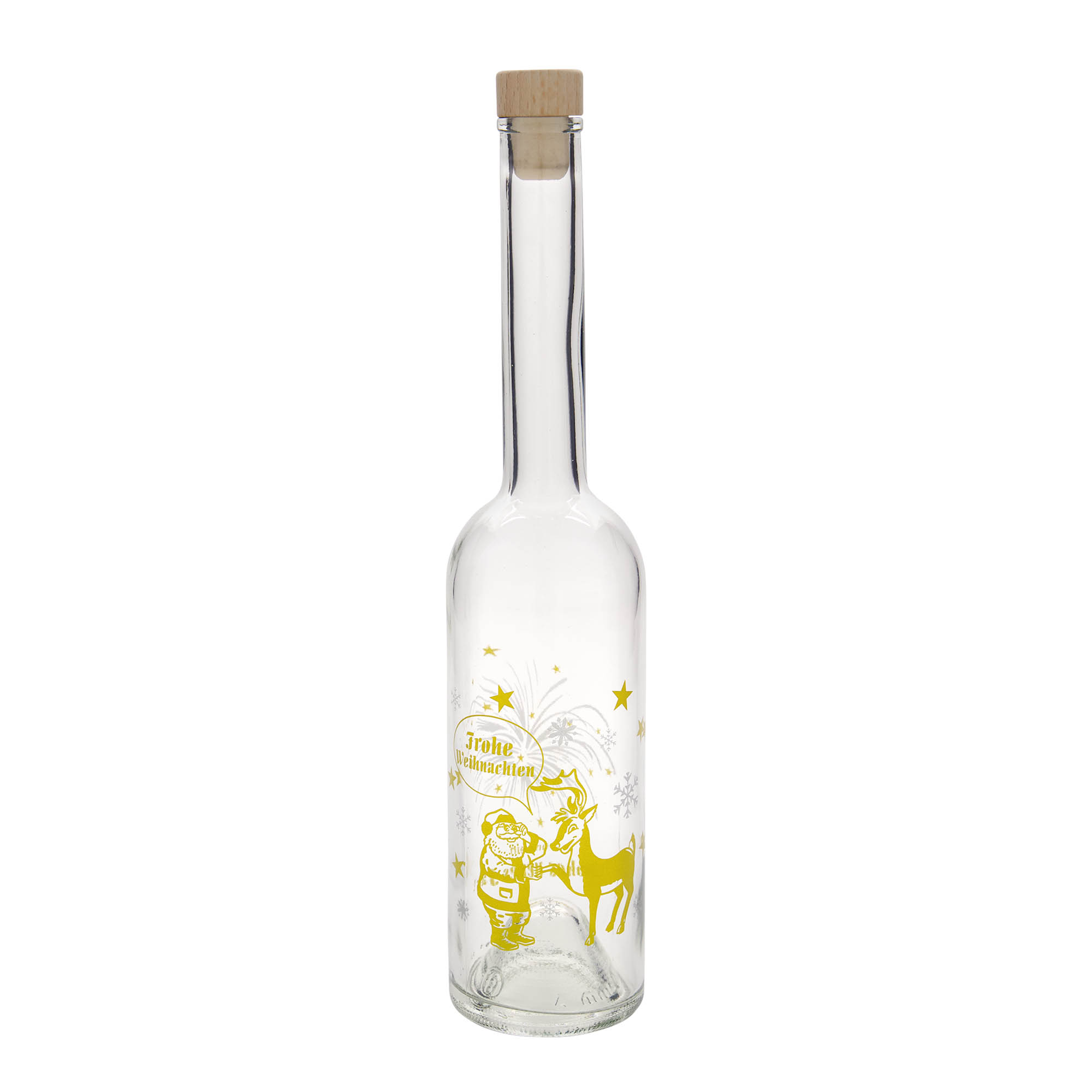 Shishe qelqi 500 ml 'Opera', motiv: Fishekzjarre, gojë: kork Shishe qelqi 500 ml 'Opera', motiv: Fishekzjarre, gojë: kork