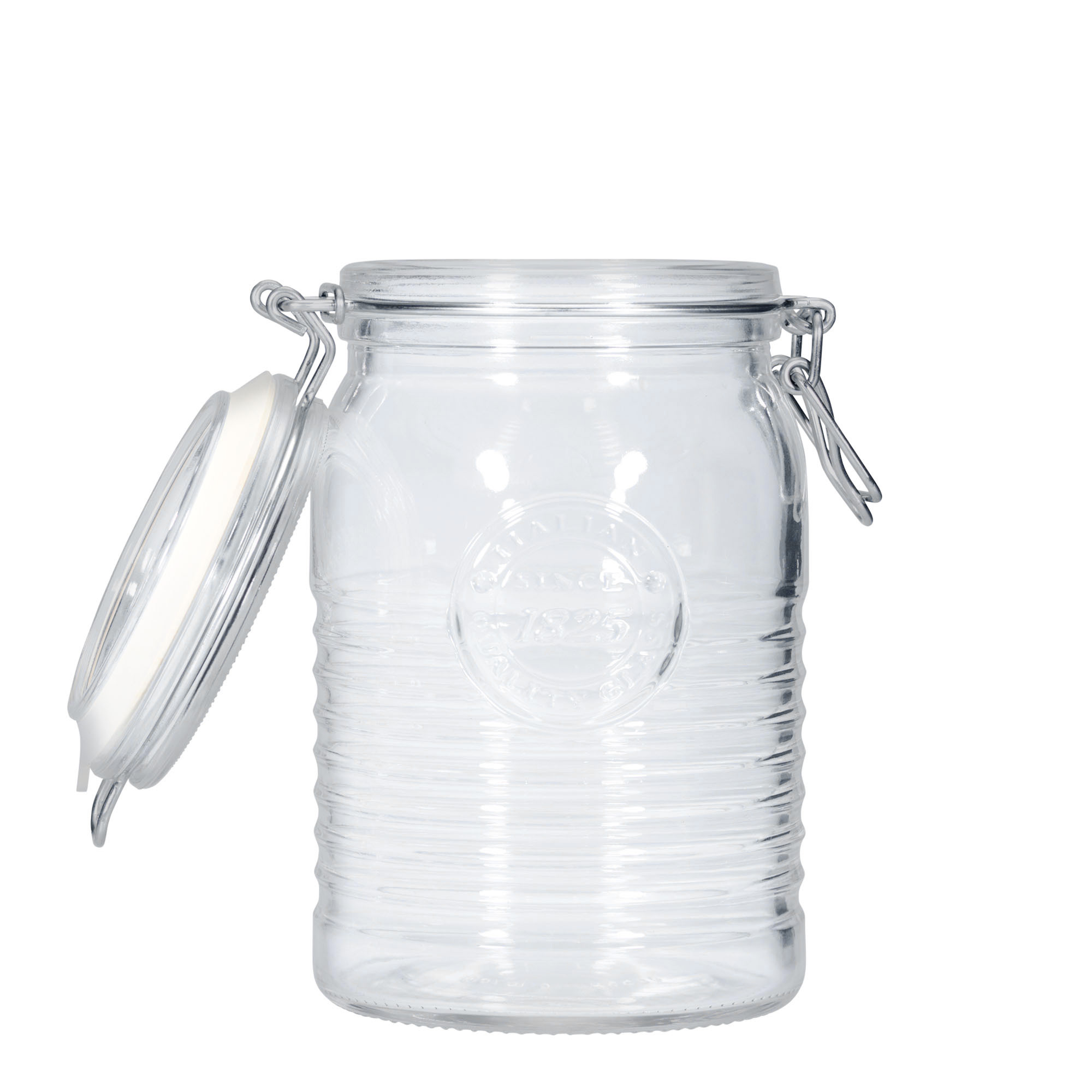 1.000 ml kavanoz me kapak telash 'Officina 1825', Hapura: Kapak me telash 1.000 ml kavanoz me kapak telash 'Officina 1825', Hapura: Kapak me telash