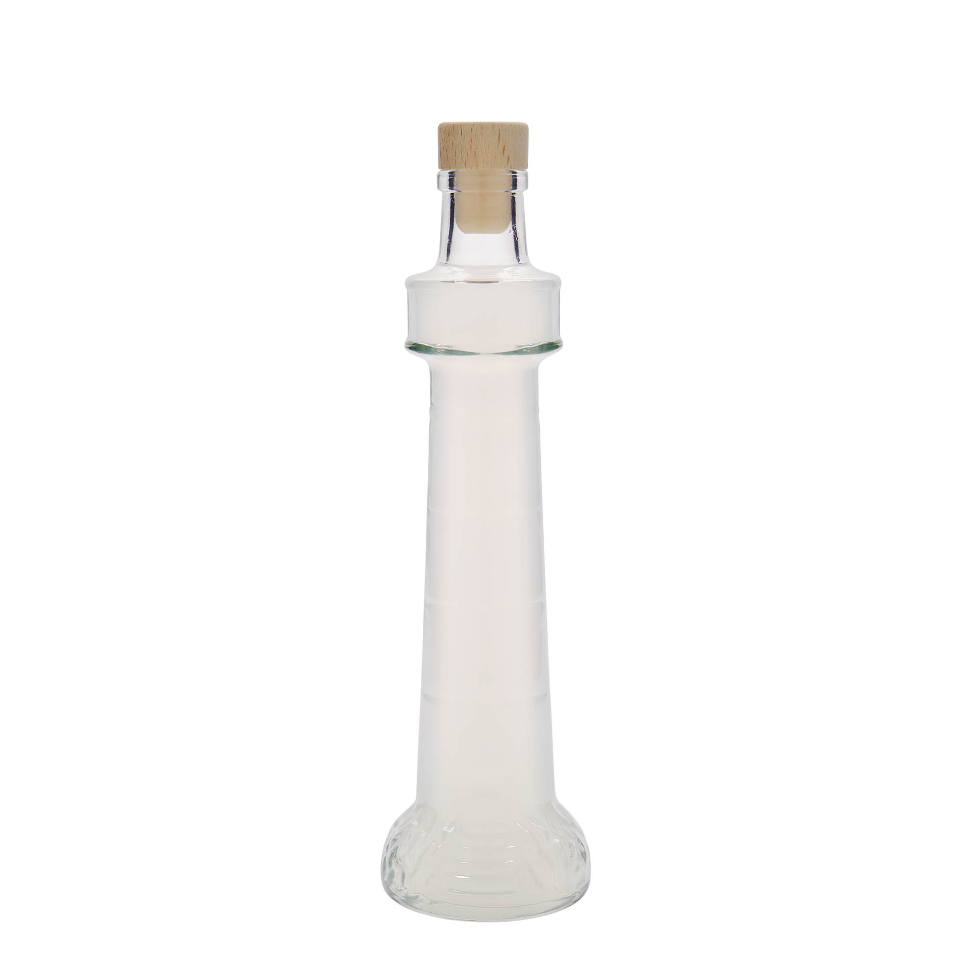 Shishe qelqi 200 ml 'Leuchtturm', gojë: korek Shishe qelqi 200 ml 'Leuchtturm', gojë: korek