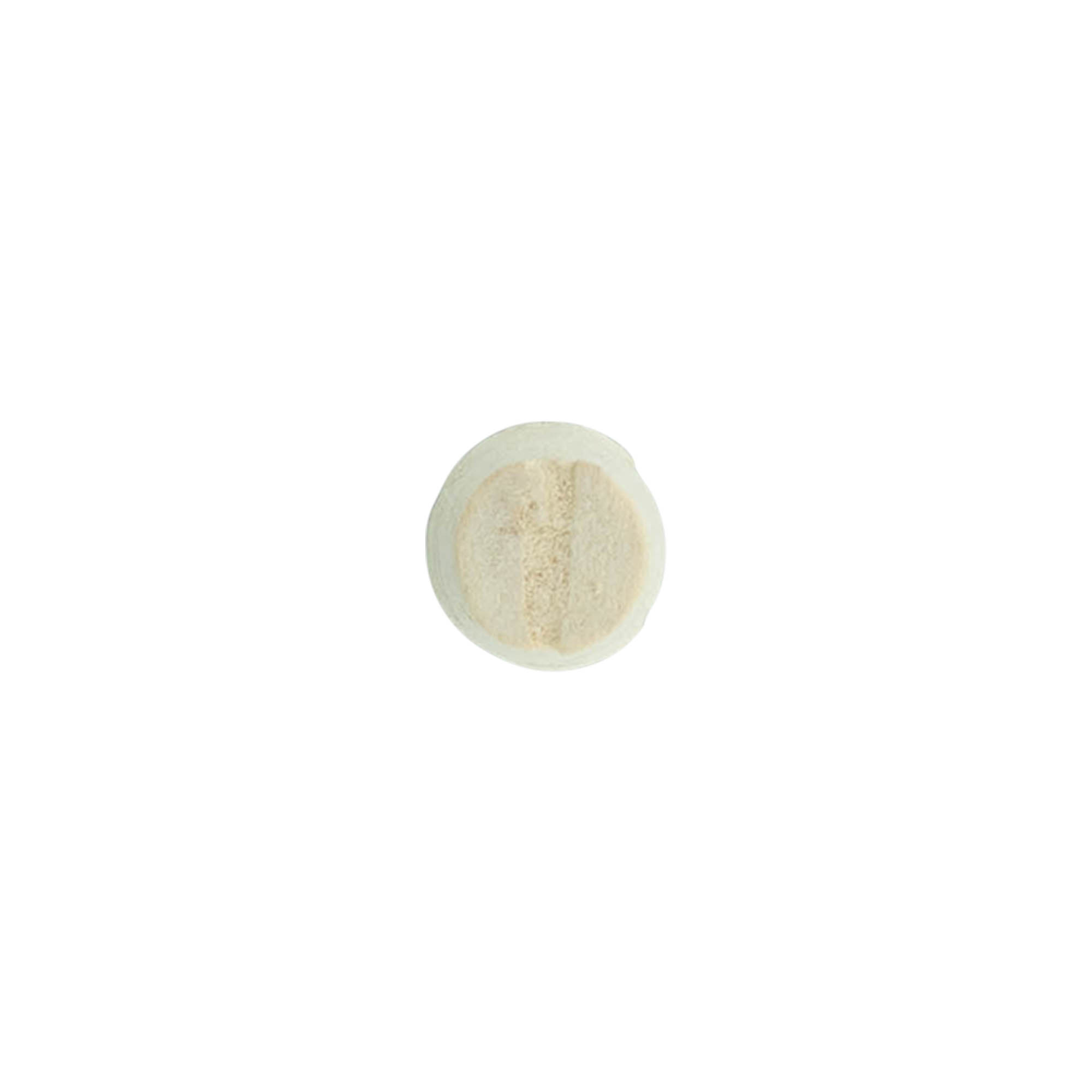 Kape fundi 9-12 x 22, kork natyral, i zbardhur, për gojën: kork Kape fundi 9-12 x 22, kork natyral, i zbardhur, për gojën: kork