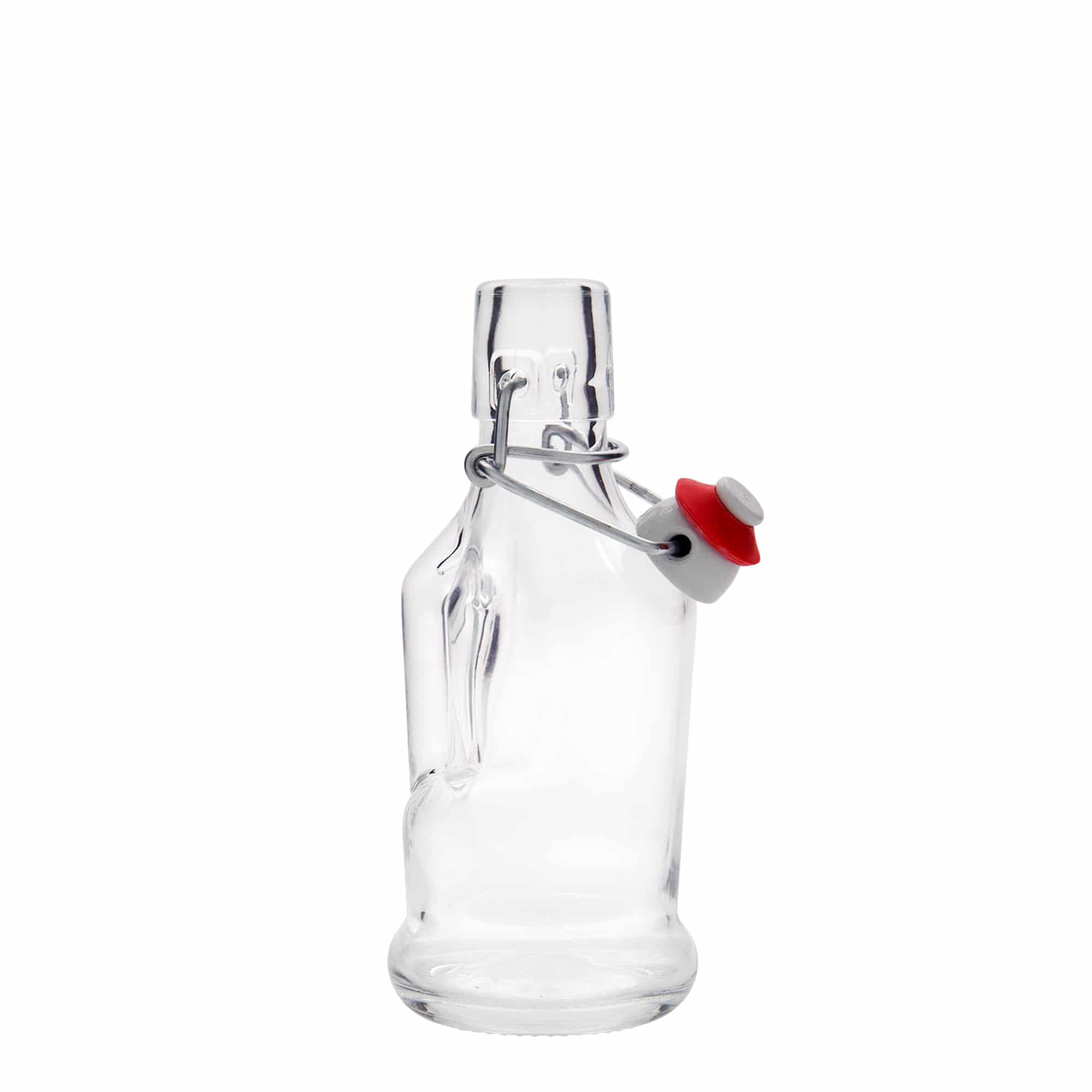 Shishe qelqi 200 ml 'Classica', gojë: kapëse me kapak me shirit