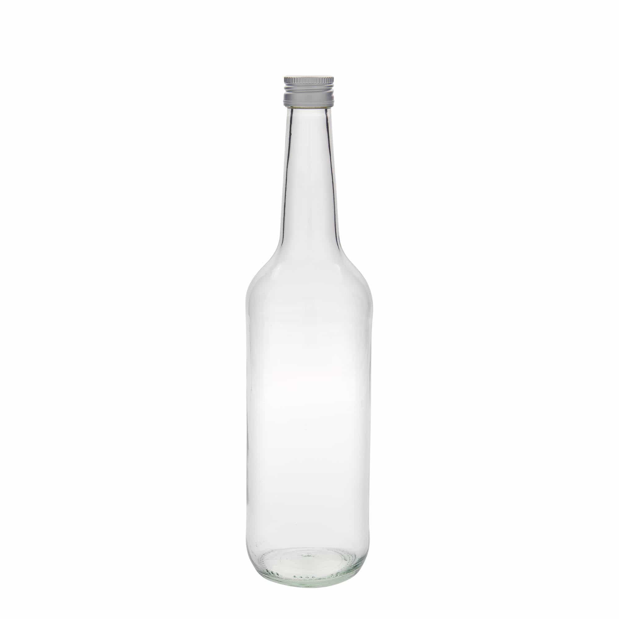 Shishe qelqi 700 ml me qafë të drejtë, gojë: PP 28