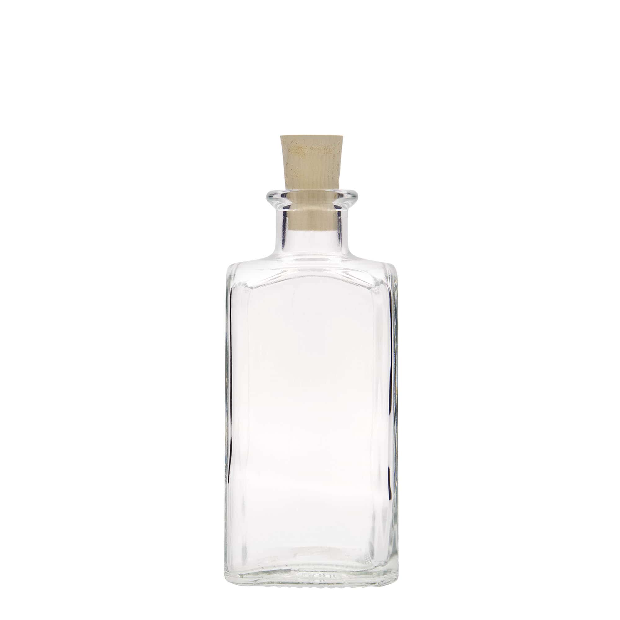 Shishe qelqi 250 ml Apotheker Carré, katrore, gojë: korek