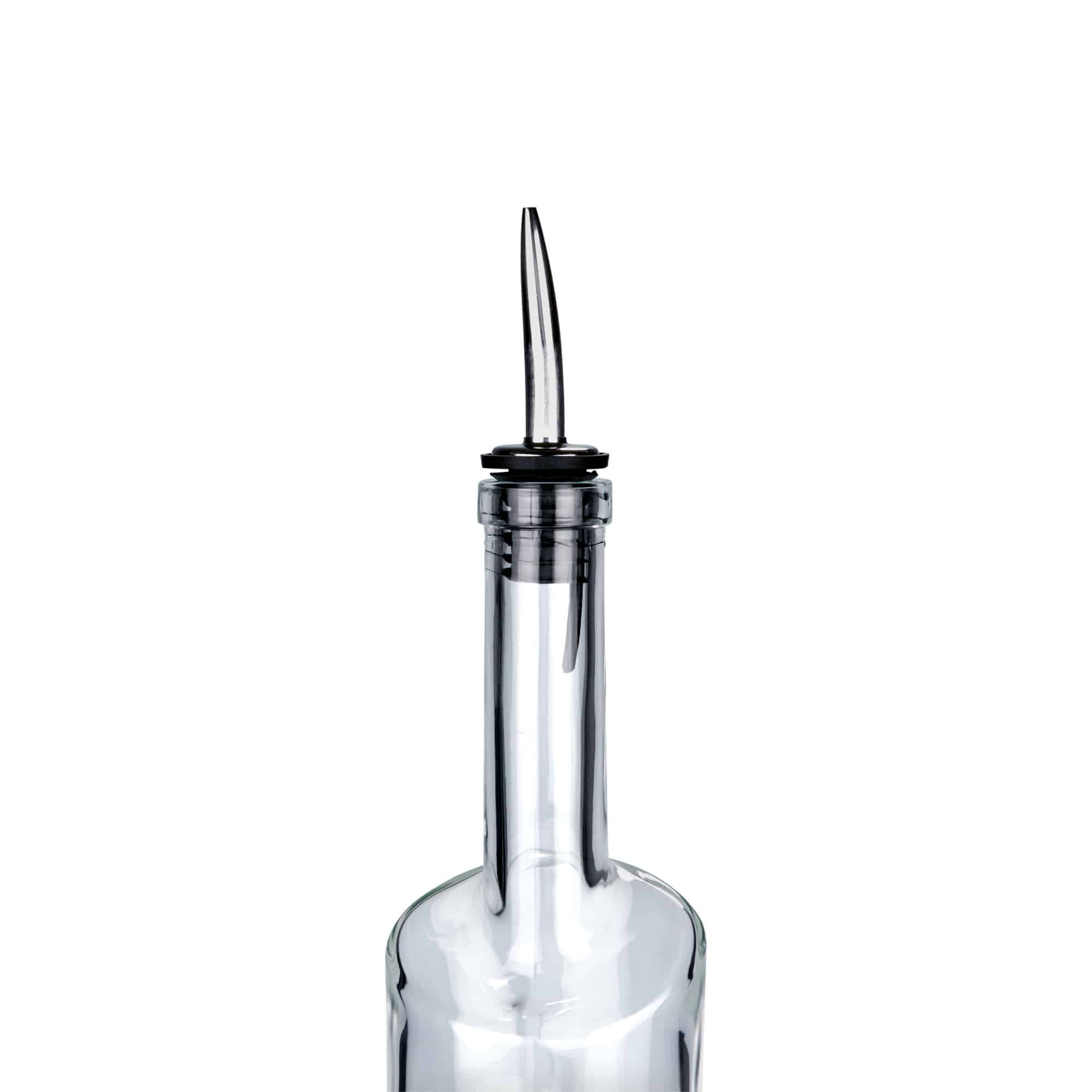 Shishe derdhëse Inox me jakë të butë, çelik inox, argjend