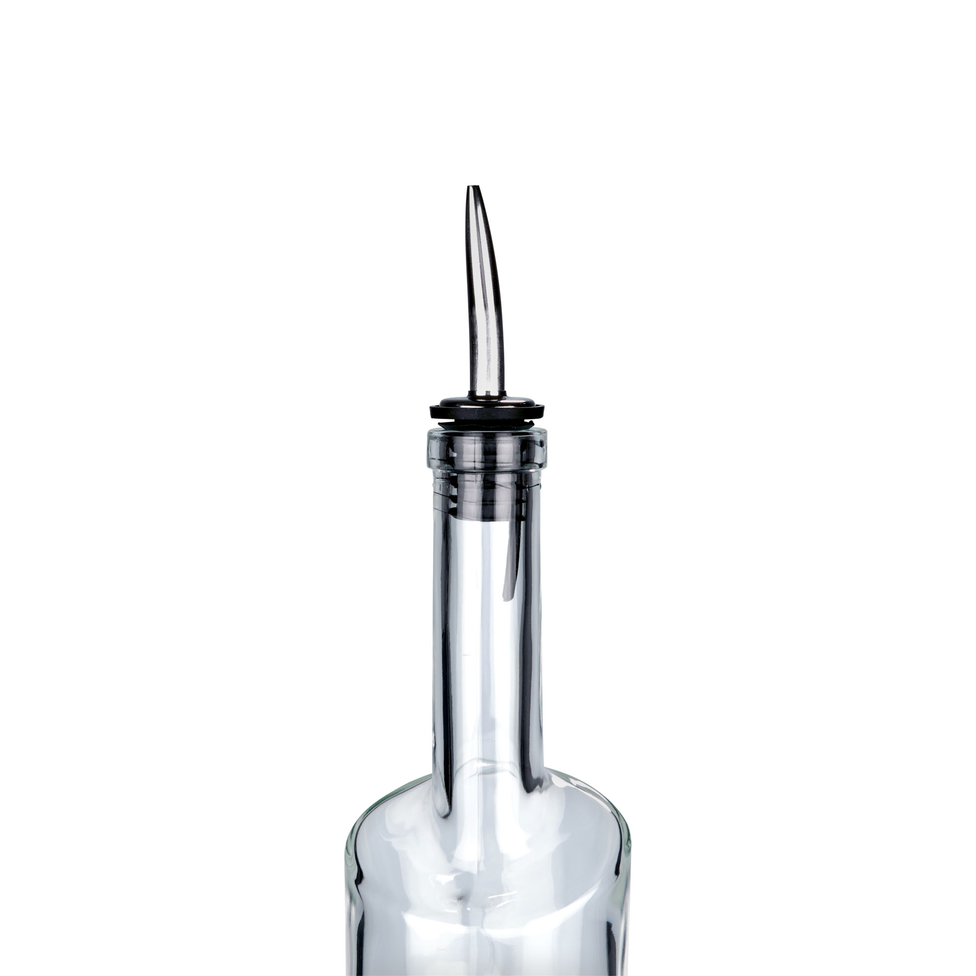 Shishe derdhëse Inox me jakë të butë, çelik inox, argjend