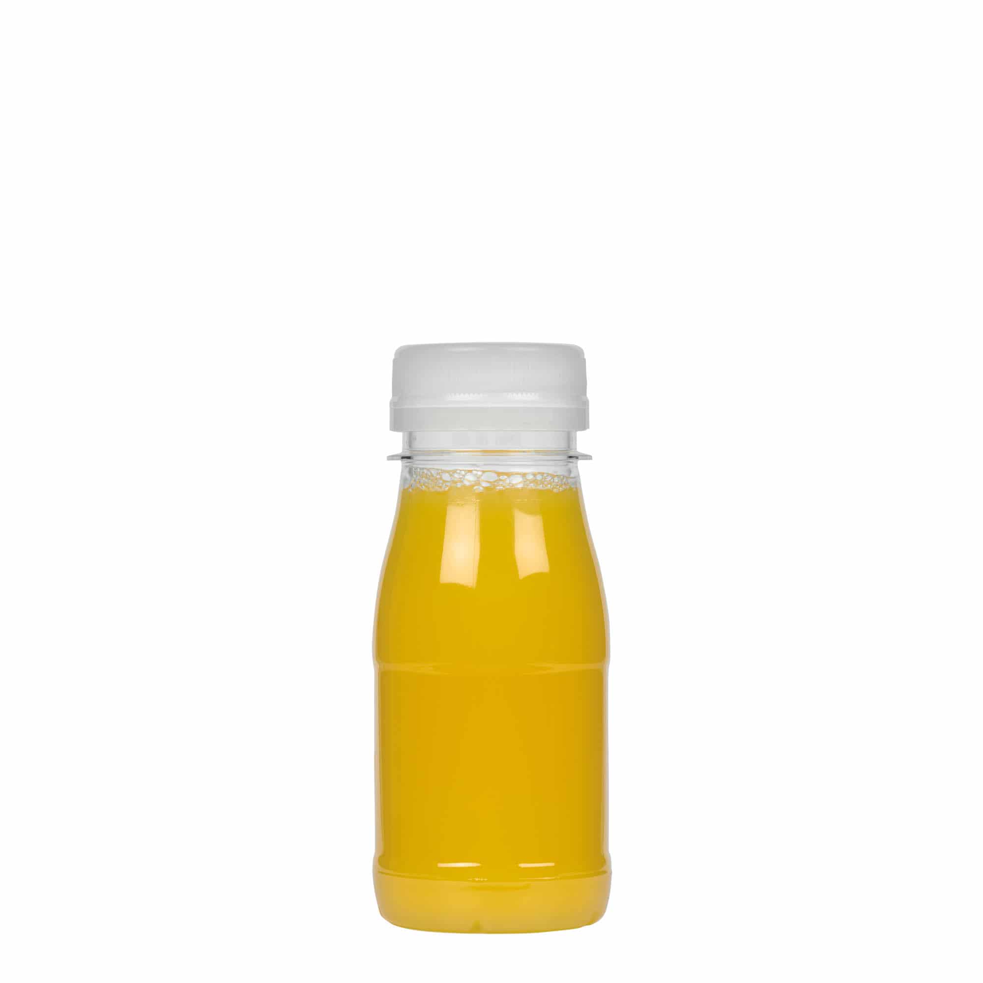 Shishe PET 150 ml 'Qumësht dhe Lëng', plastikë, hapje: 38 mm