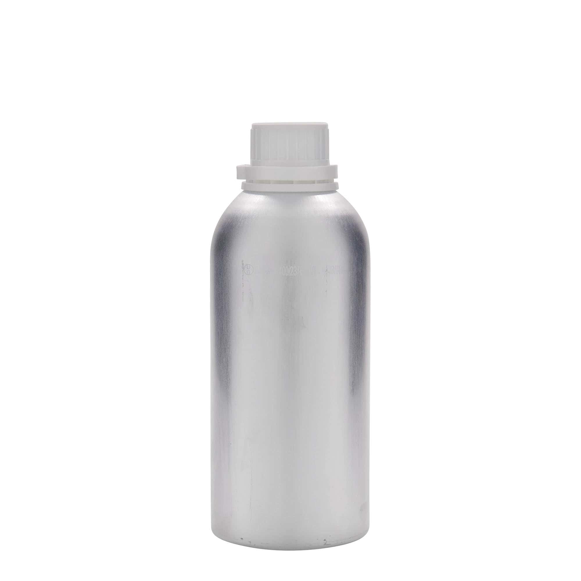 625 ml shishe alumini, metal, argjend, goja: DIN 32