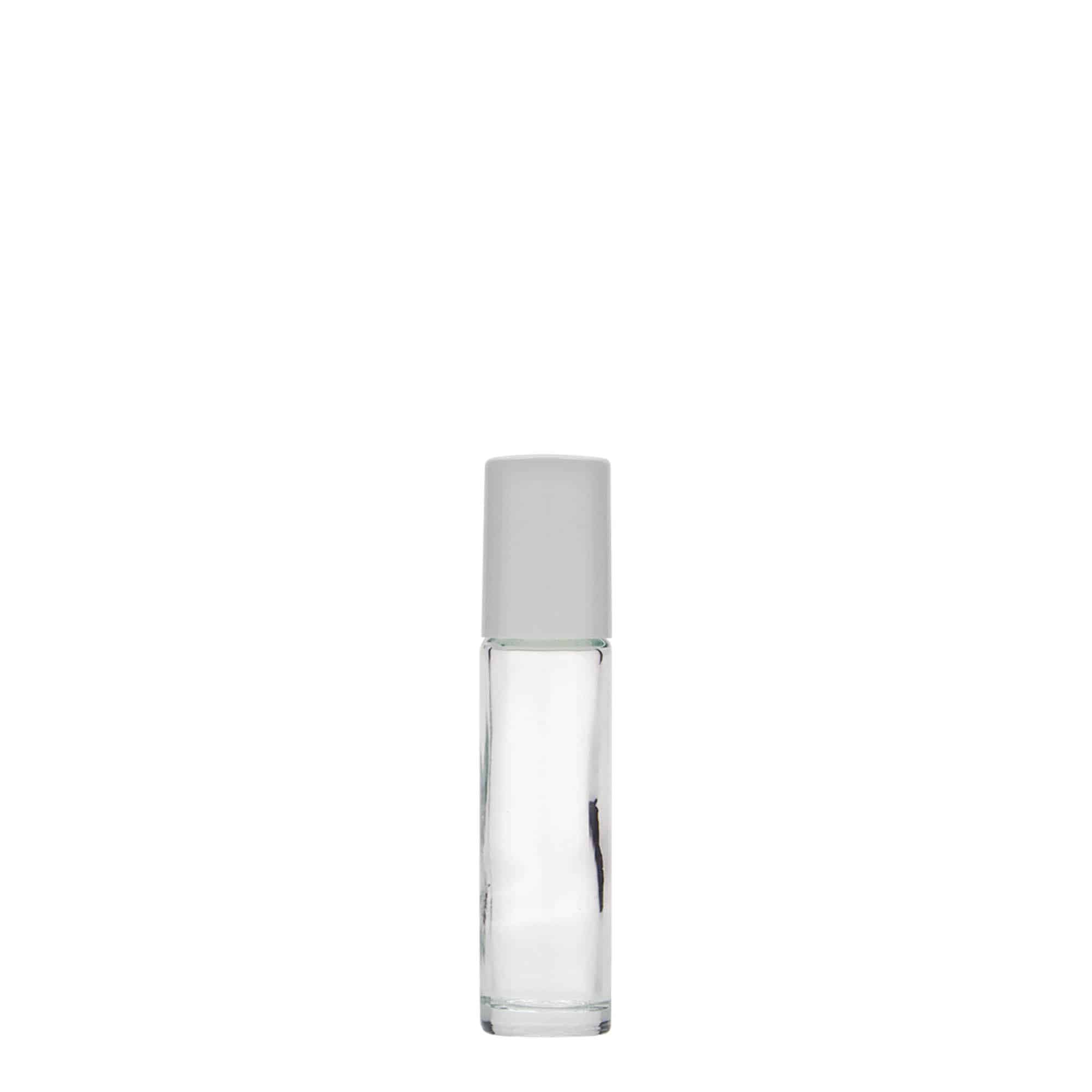 Shishe rrotulluese 10 ml, qelq, gojë: kapak me vida