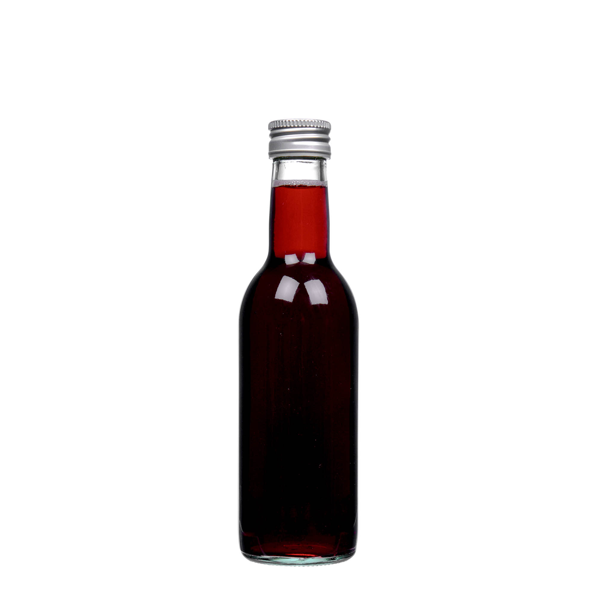 Shishe qelqi 250 ml 'Bordeaux', gojë: PP 28 Shishe qelqi 250 ml 'Bordeaux', gojë: PP 28