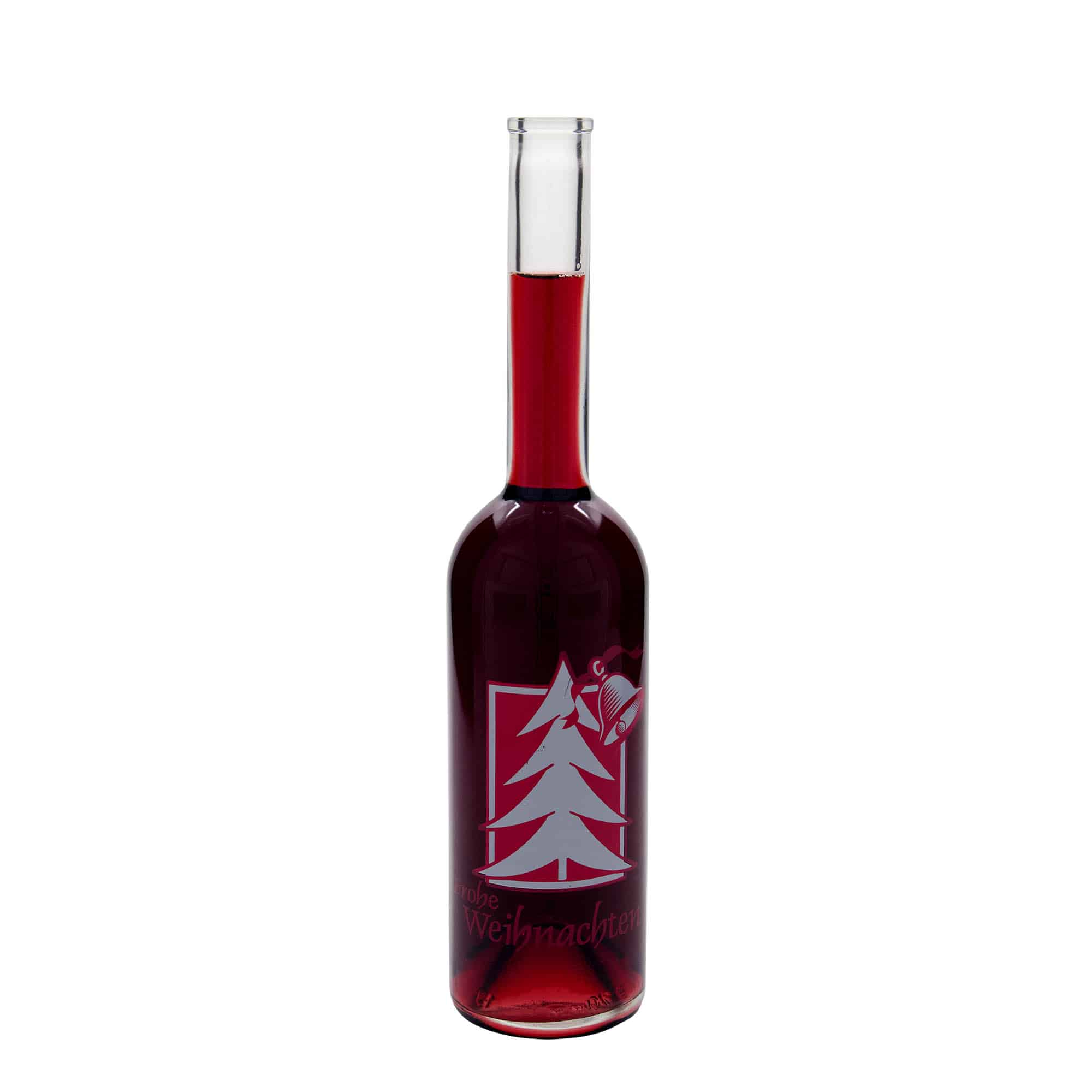 Shishe qelqi 500 ml 'Opera', motiv: Urim për Krishtlindje, gojë: Kork