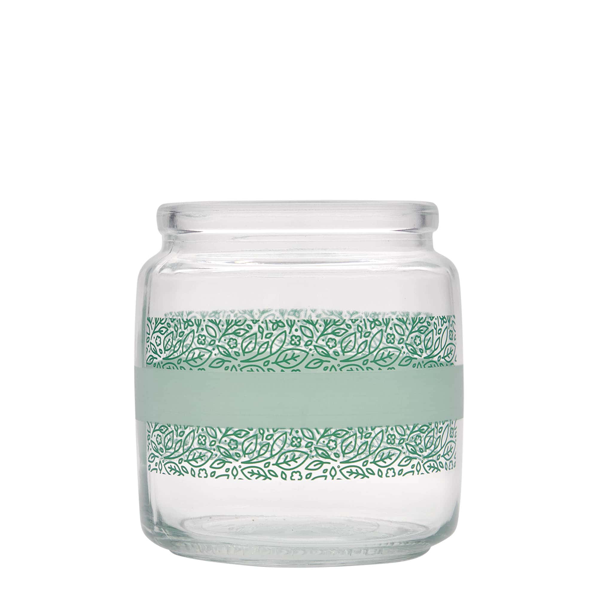 750 ml shishe qelqi me kork 'Giara', motiv: Naturalmente verde, goja: kork