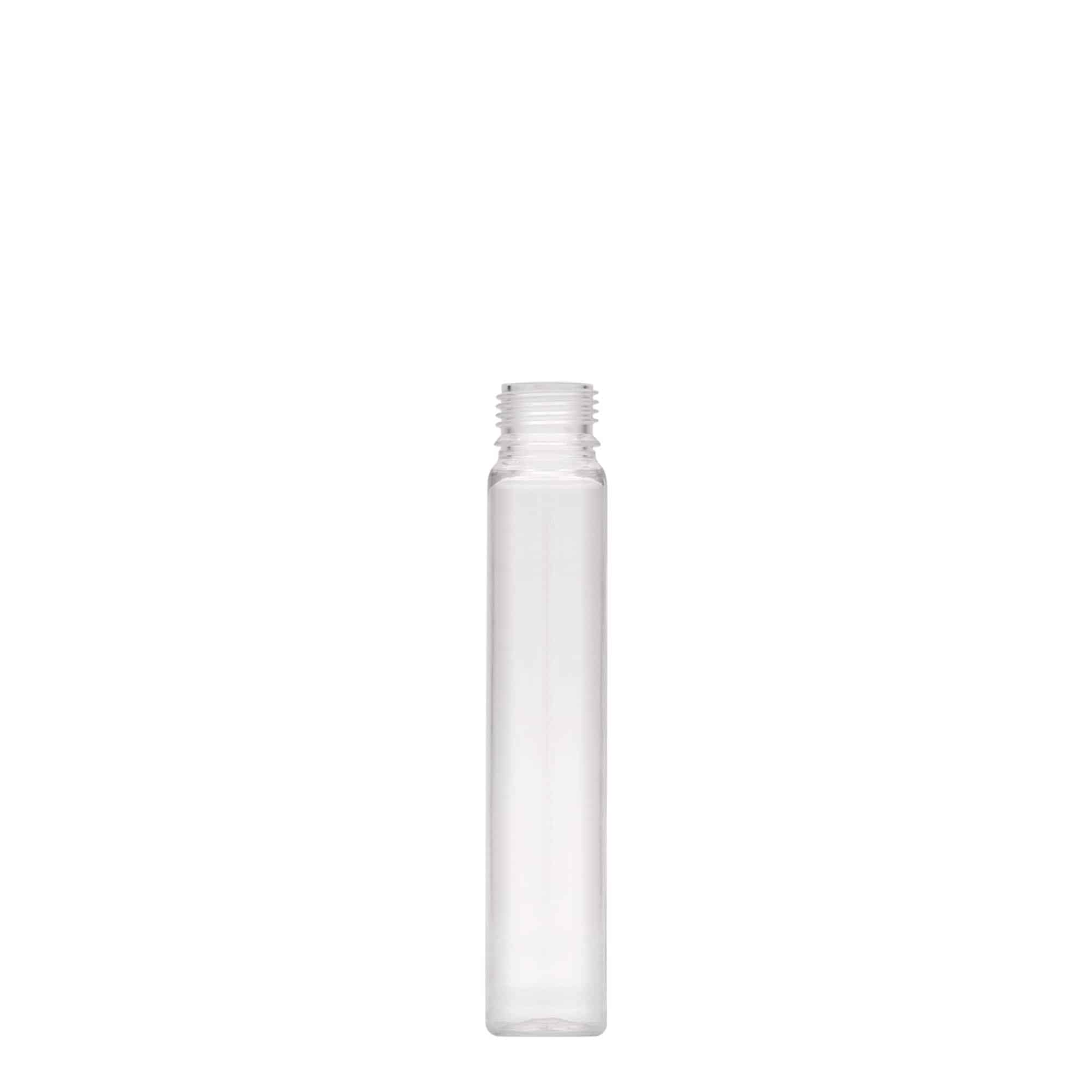 25 ml tub PET, plastik, gojë: kapak me vidë