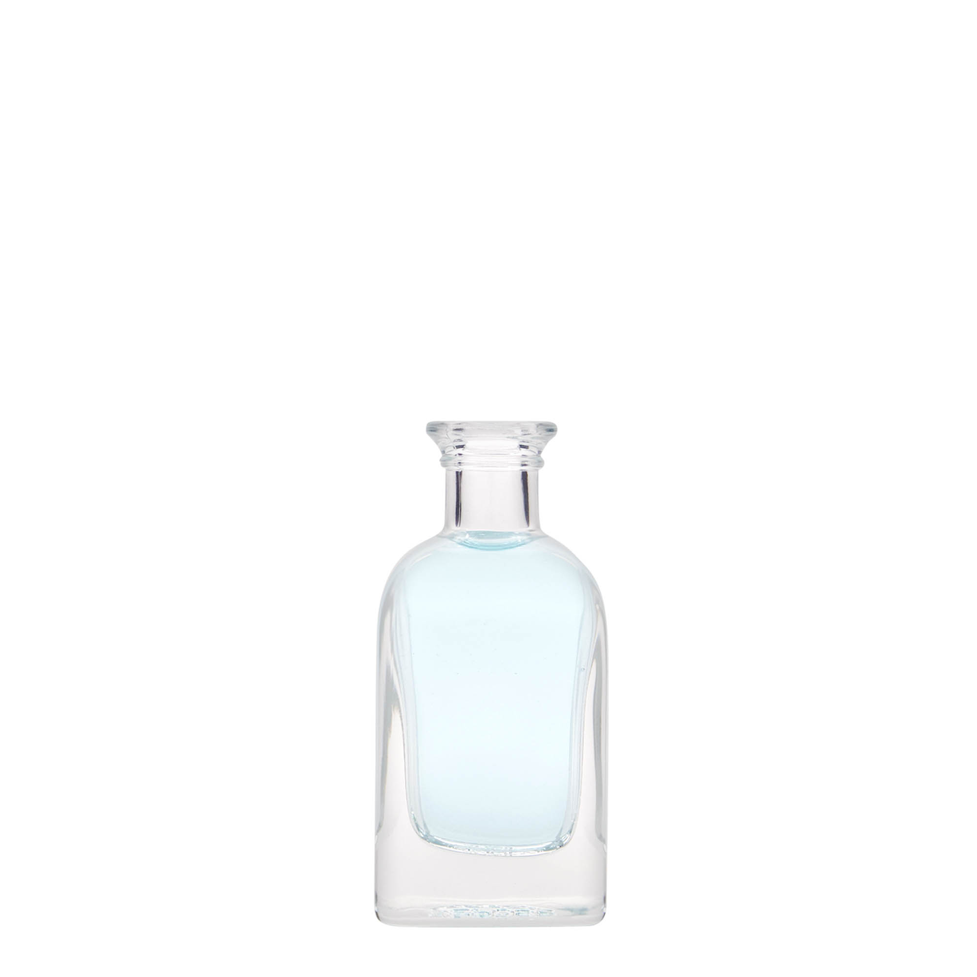 Shishe qelqi 40 ml Apotheker Carré, katrore, hapje: kork Shishe qelqi 40 ml Apotheker Carré, katrore, hapje: kork