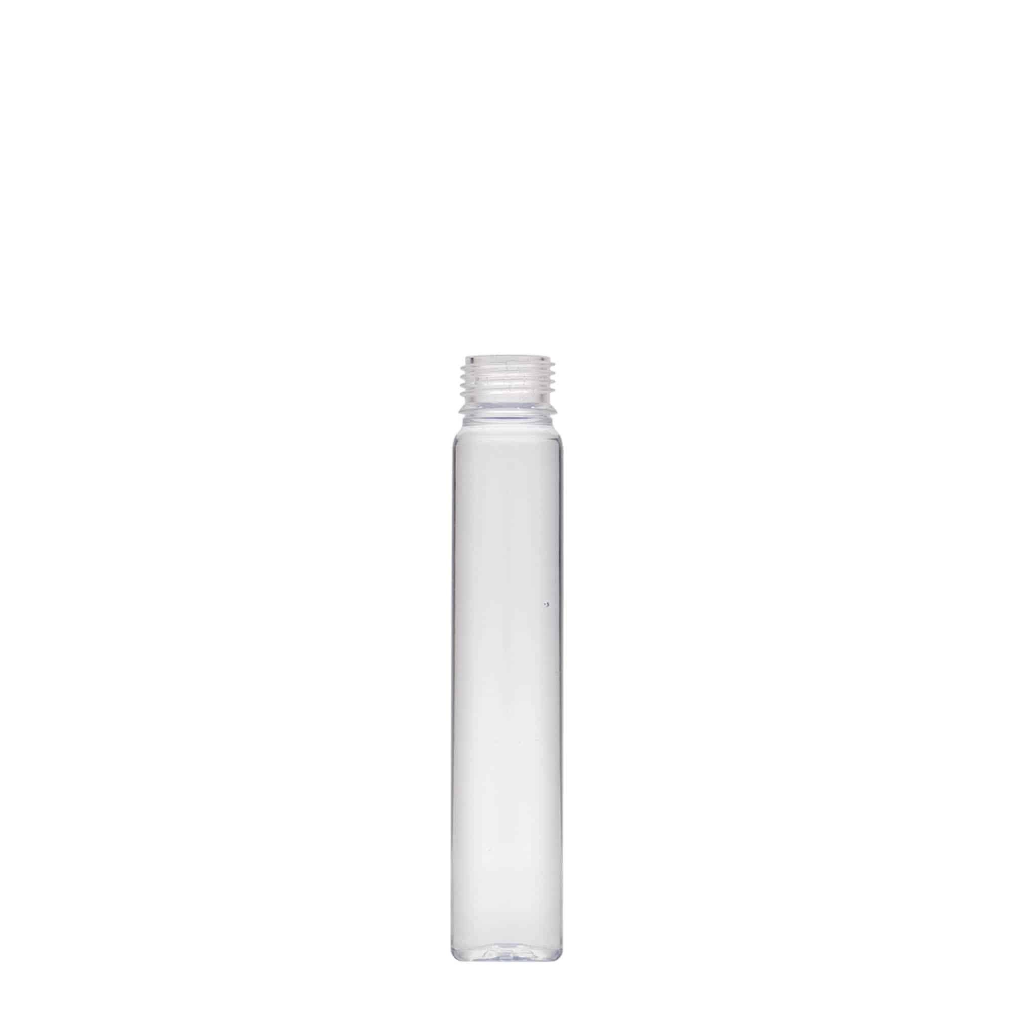 25 ml tub PET, plastik, gojë: kapak me vidë