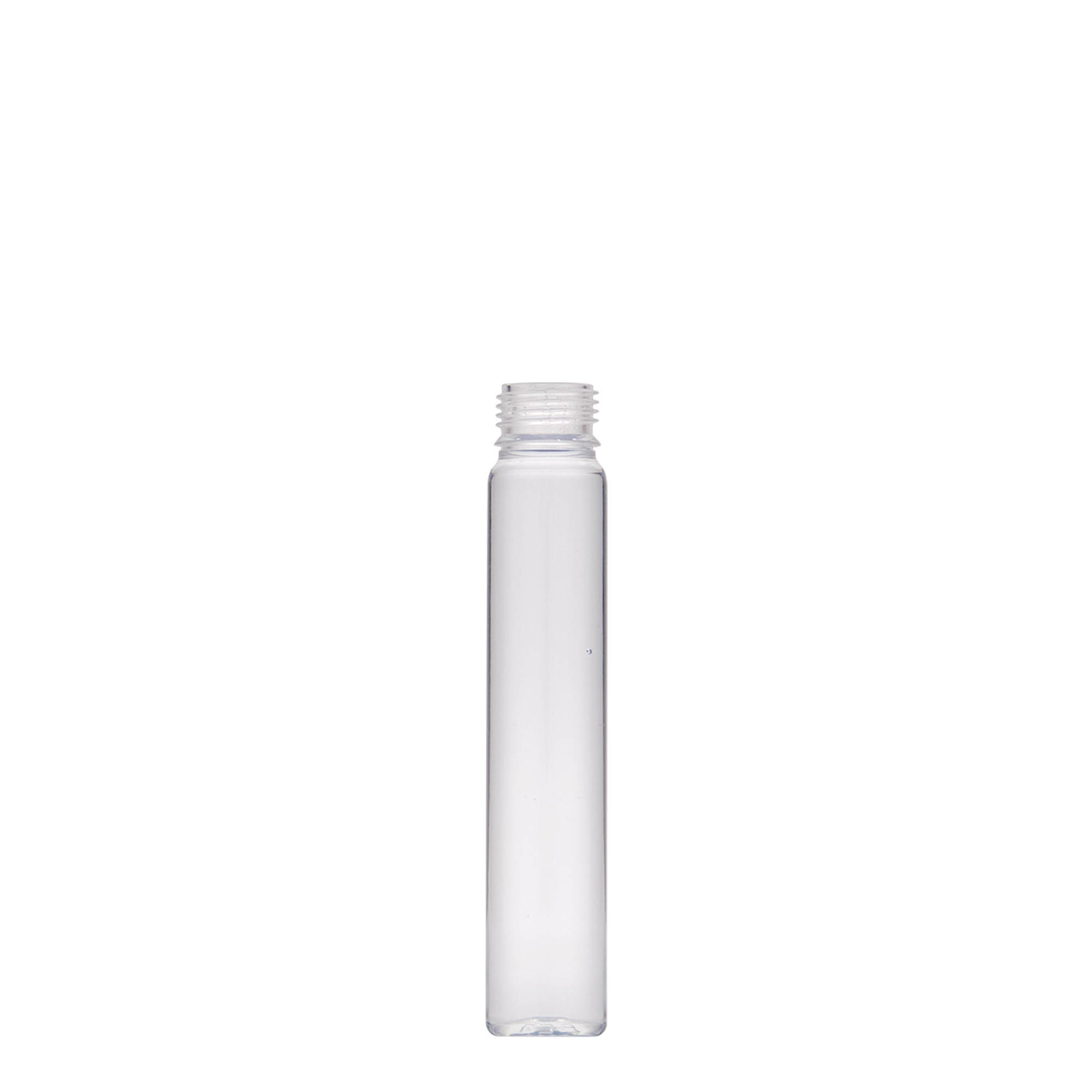 25 ml tub PET, plastik, gojë: kapak me vidë