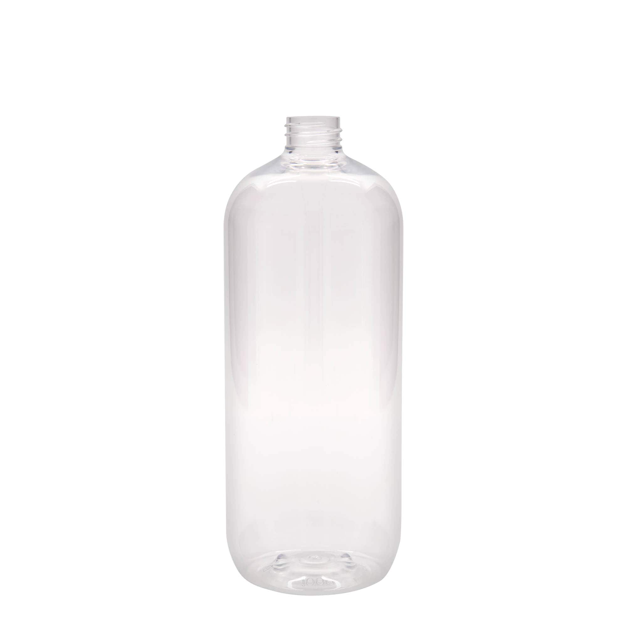 1.000 ml shishe PET 'Boston', plastikë, gojë: 28/410